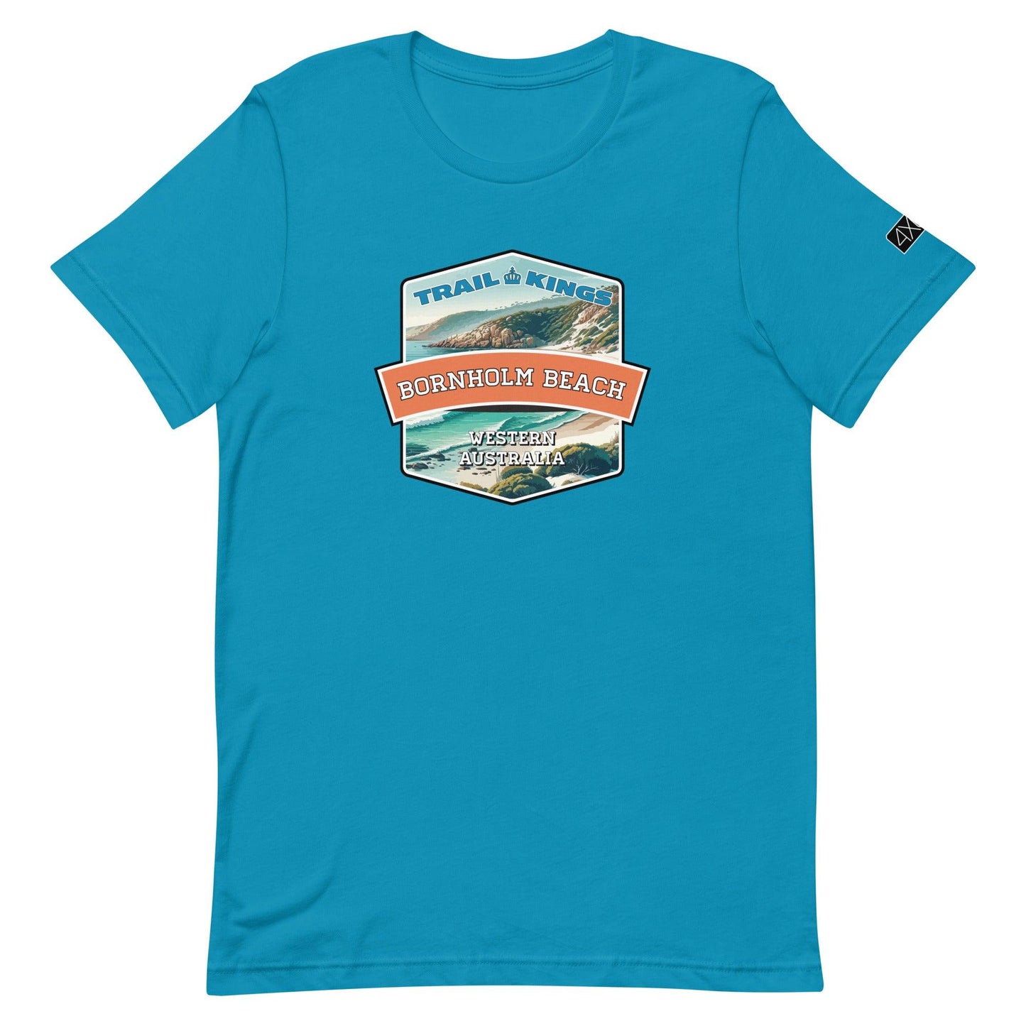 Trail Kings: Bornholm Beach - Unisex t-shirt in aqua