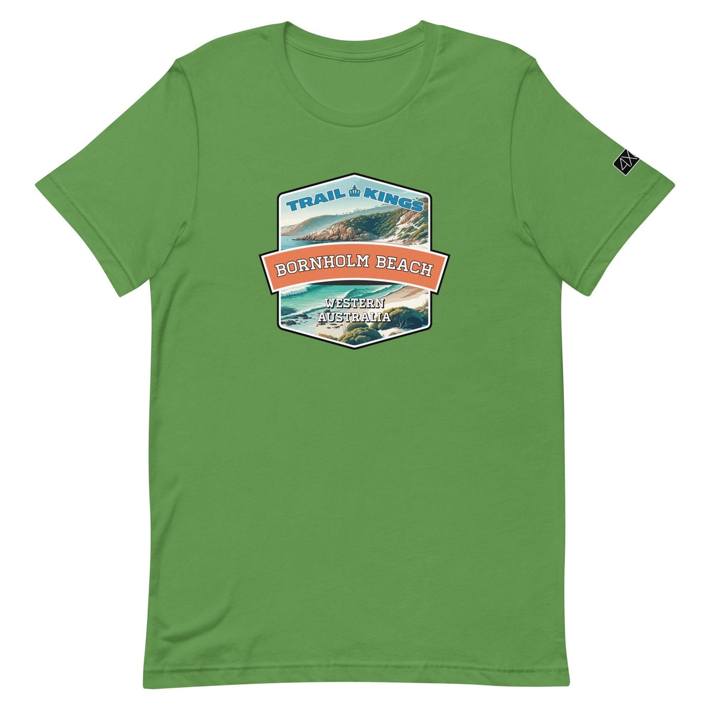 Trail Kings: Bornholm Beach - Unisex t-shirt in leaf