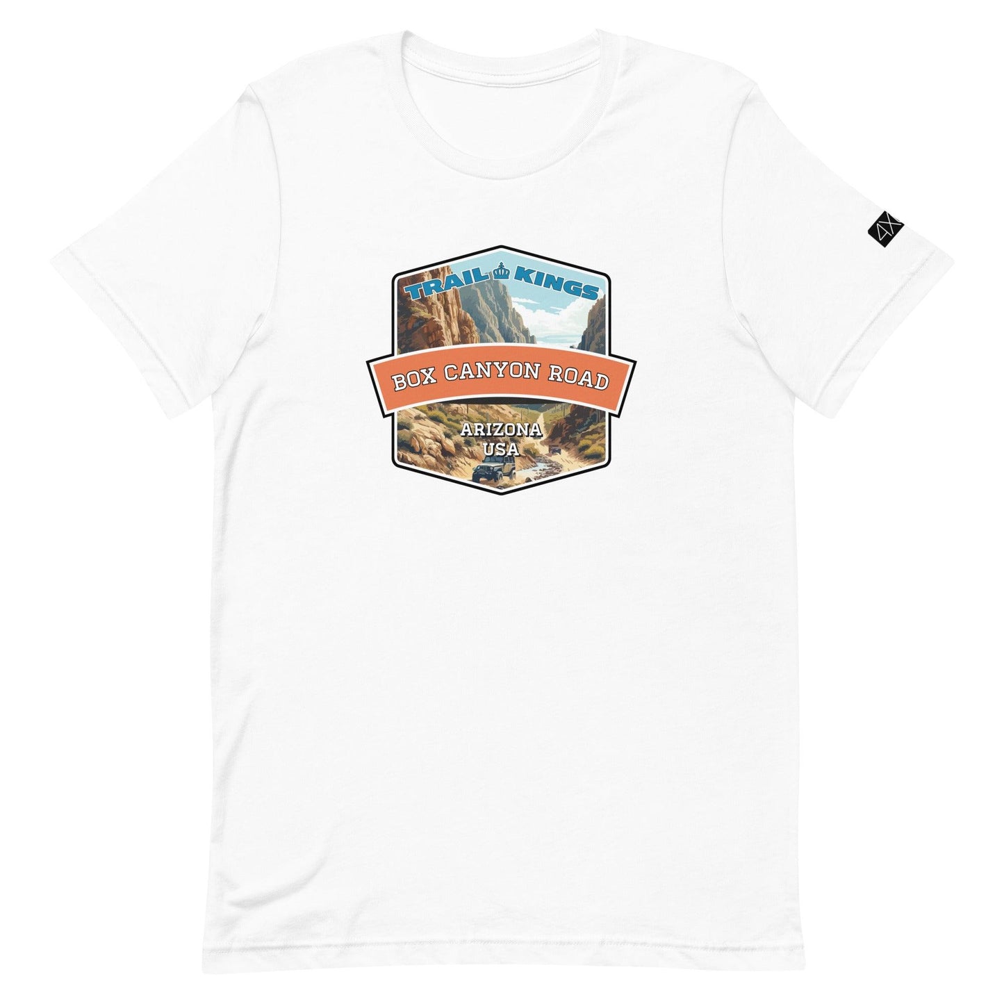 Trail Kings: Box Canyon Road - Unisex t-shirt in white