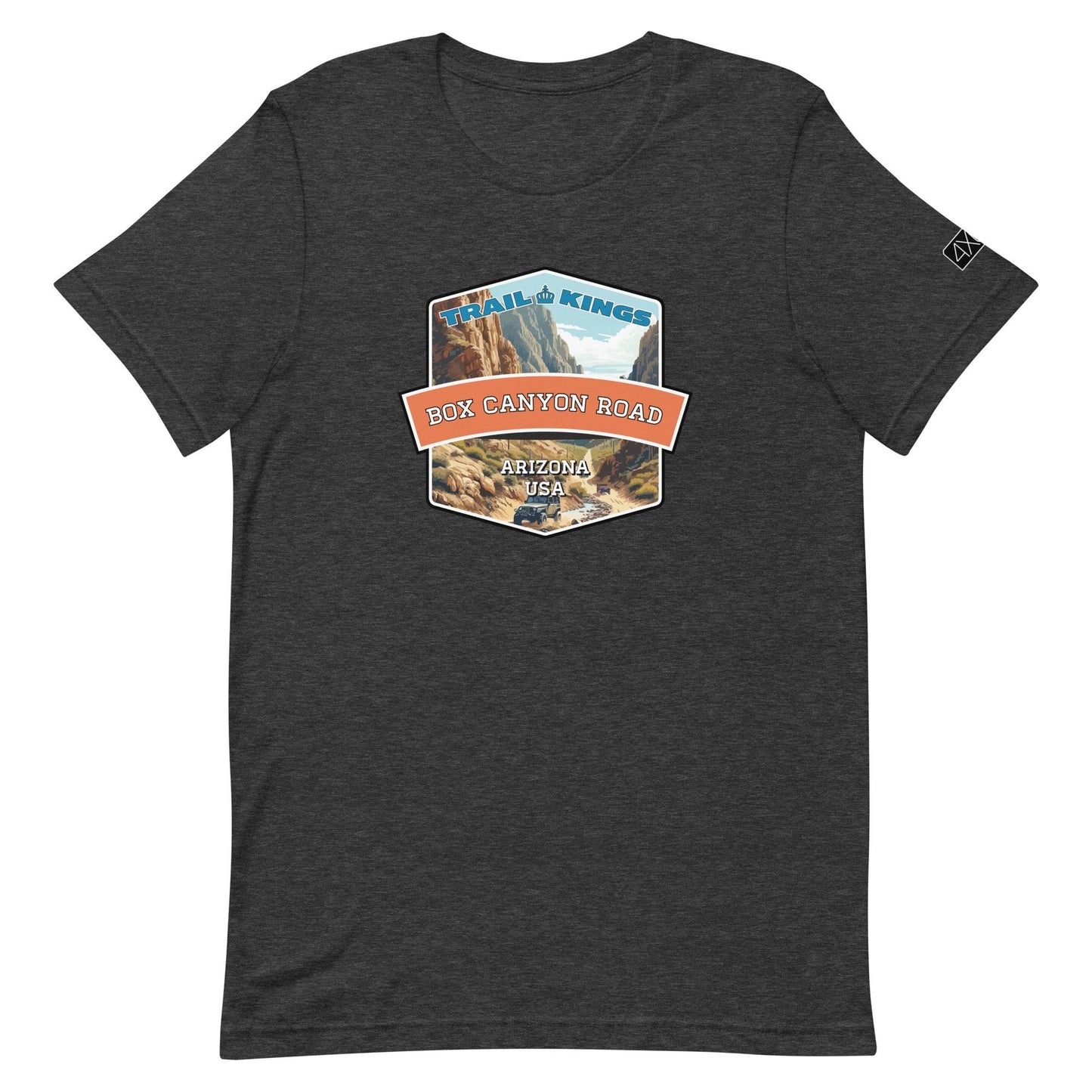 Trail Kings: Box Canyon Road - Unisex t-shirt in dark grey heather