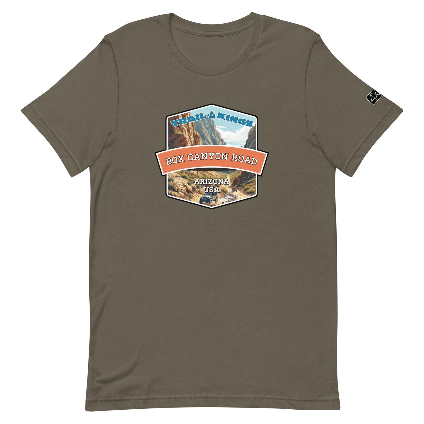 Trail Kings: Box Canyon Road - Unisex t-shirt in army