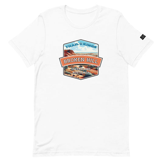 Trail Kings: Broken Hill - Unisex t-shirt in white