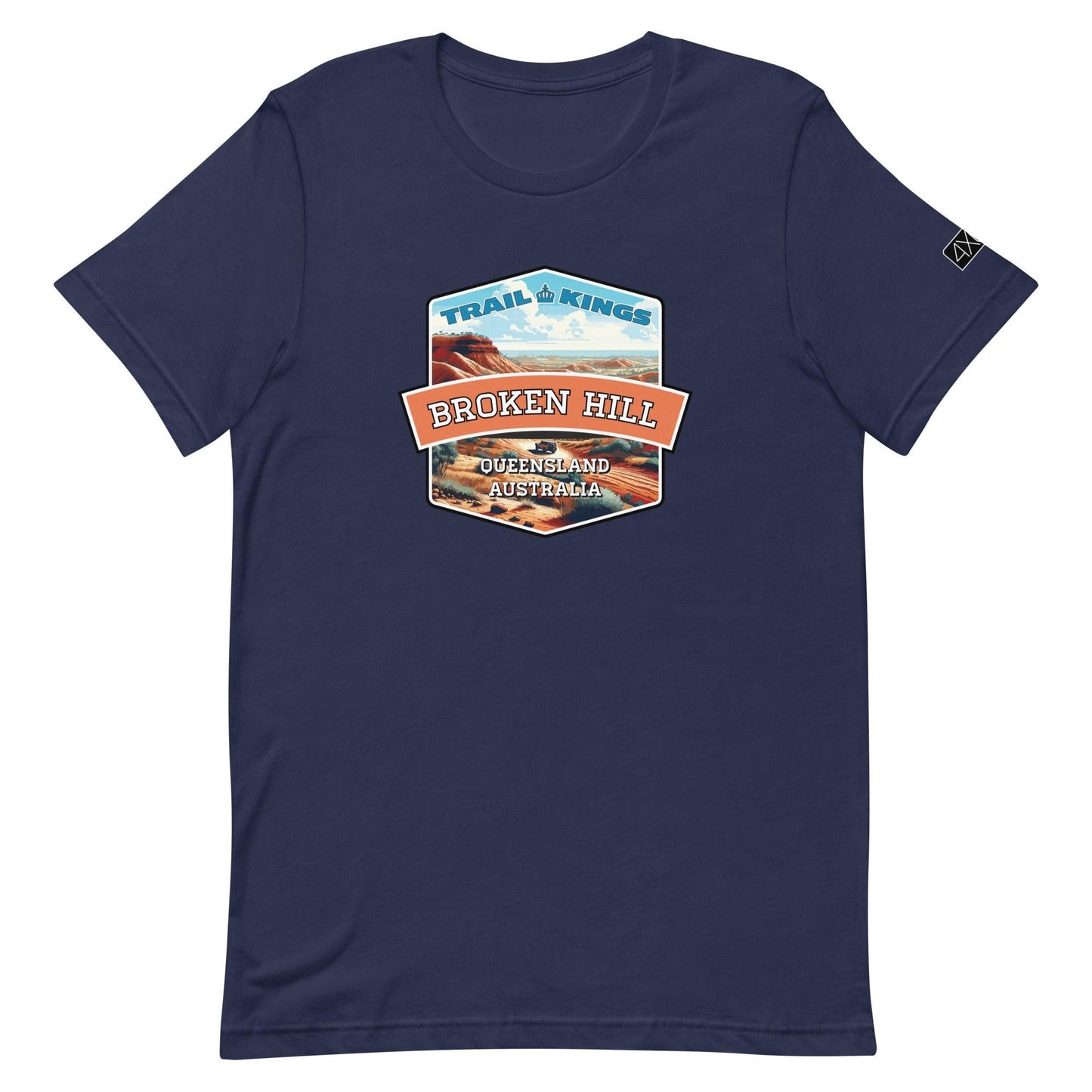 Trail Kings: Broken Hill - Unisex t-shirt in navy