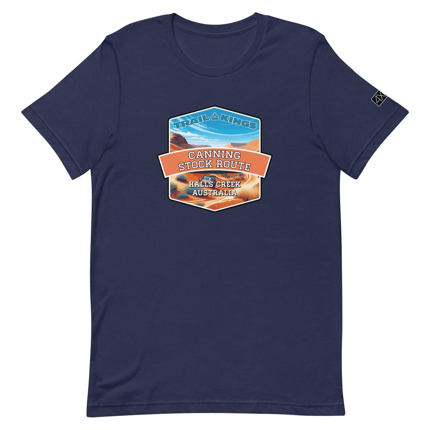 Trail Kings: Canning Stock Route - Unisex t-shirt in navy