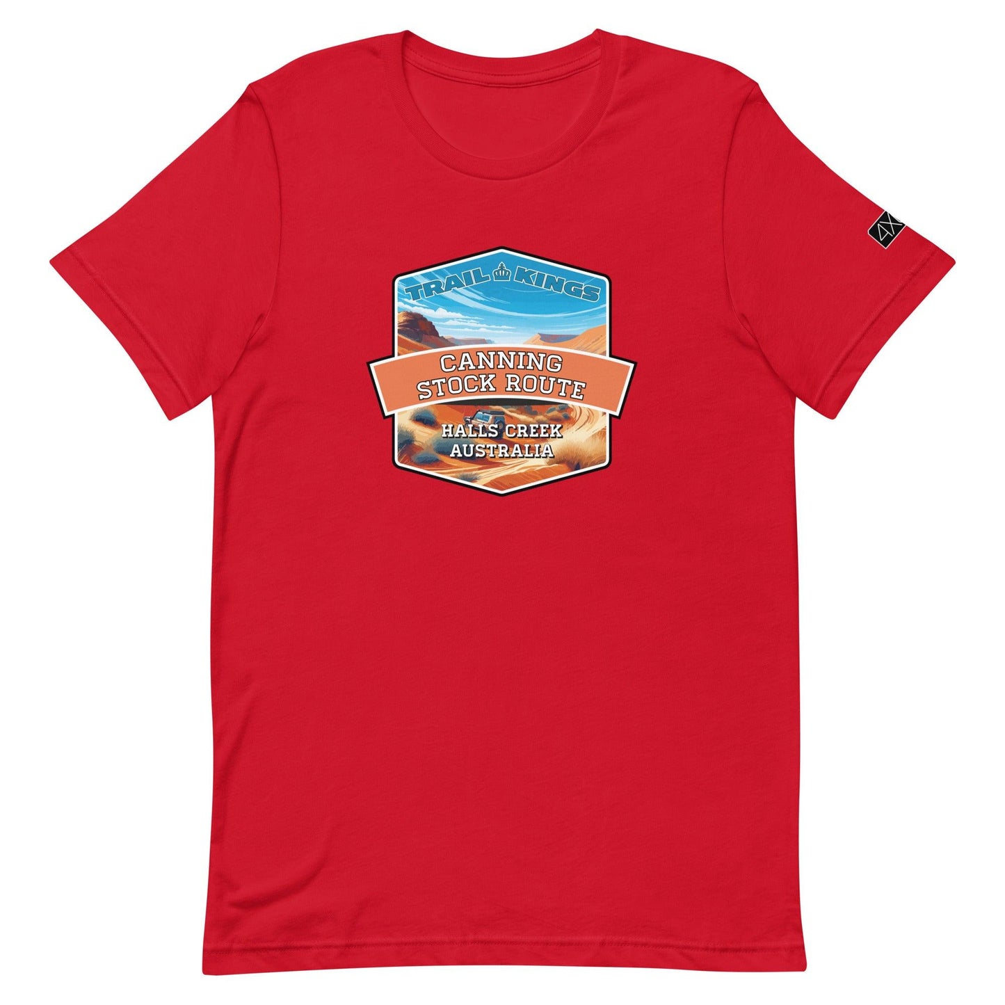 Trail Kings: Canning Stock Route - Unisex t-shirt in red