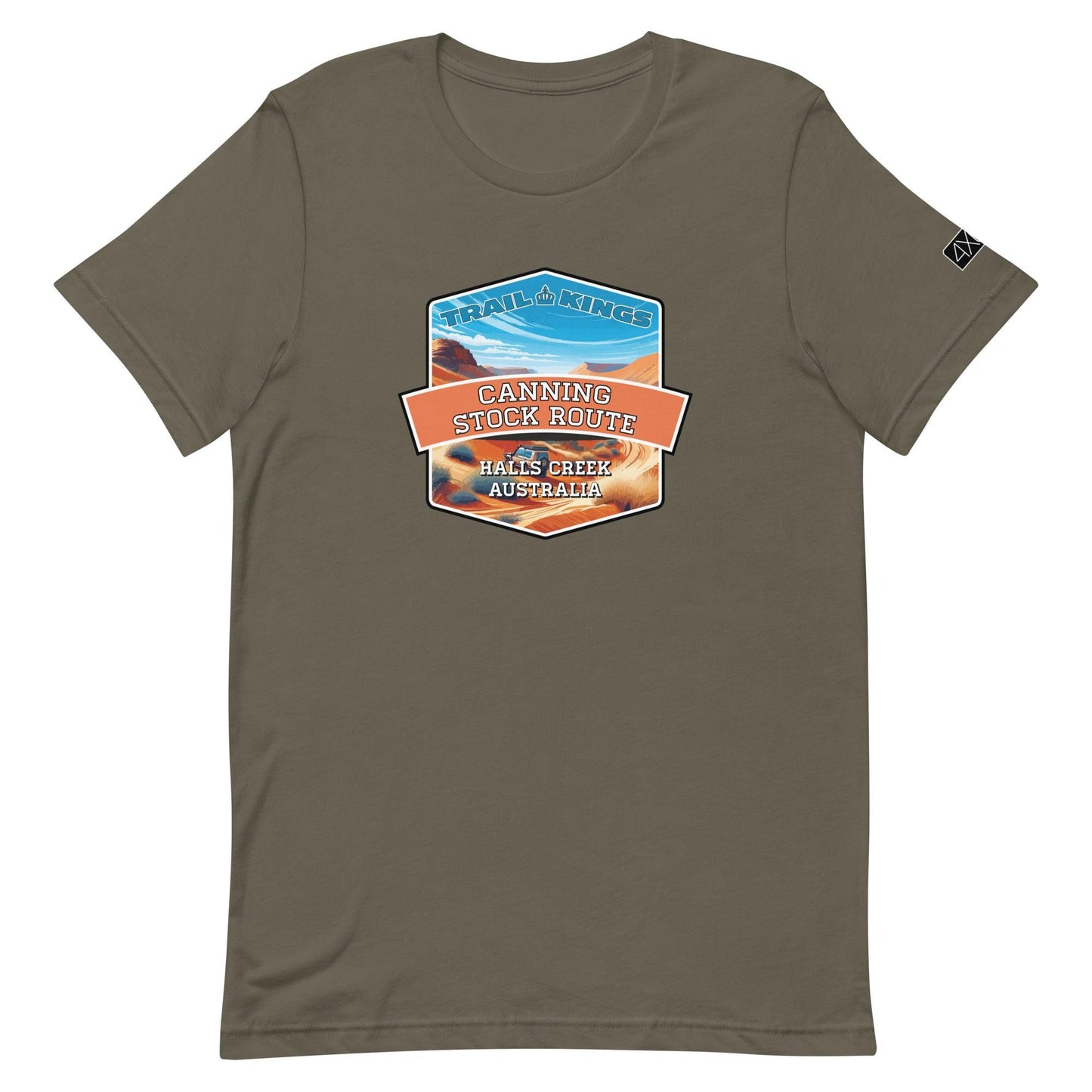 Trail Kings: Canning Stock Route - Unisex t-shirt in army