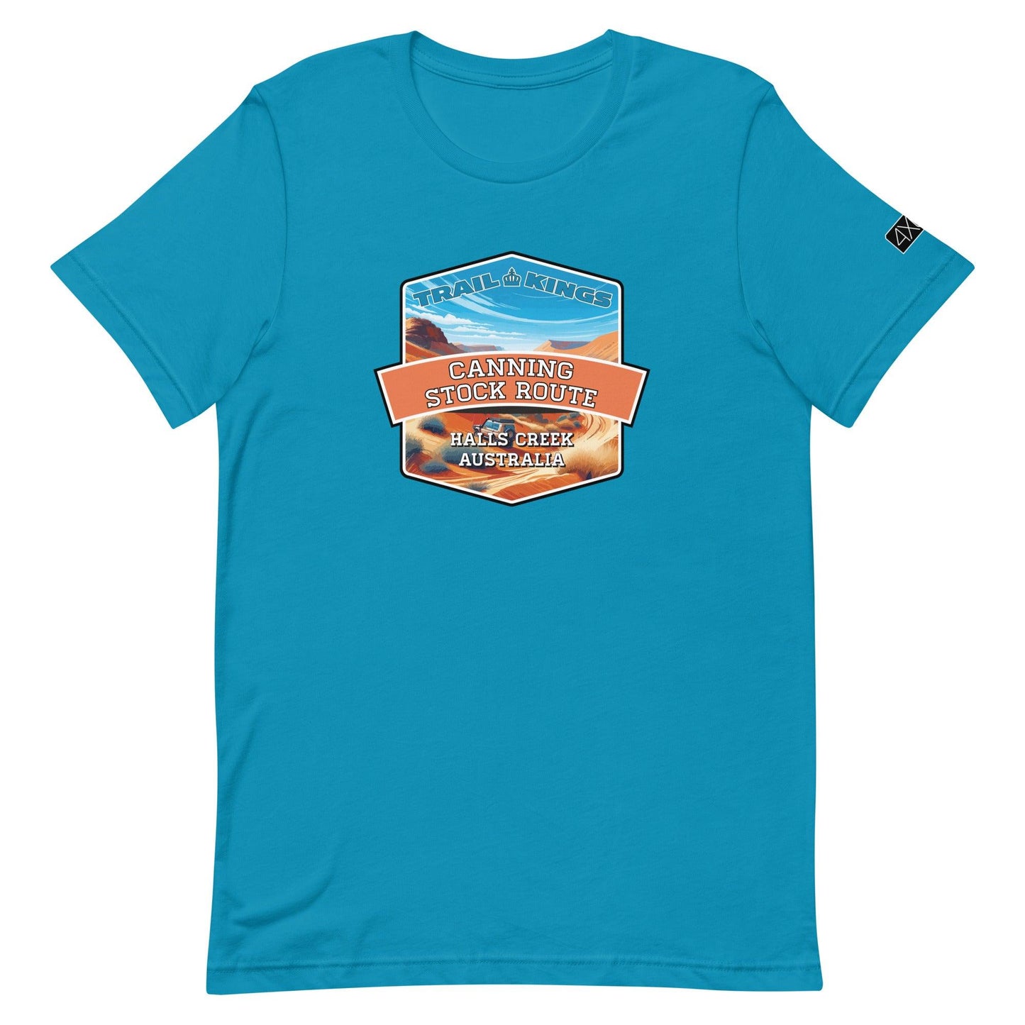 Trail Kings: Canning Stock Route - Unisex t-shirt in aqua