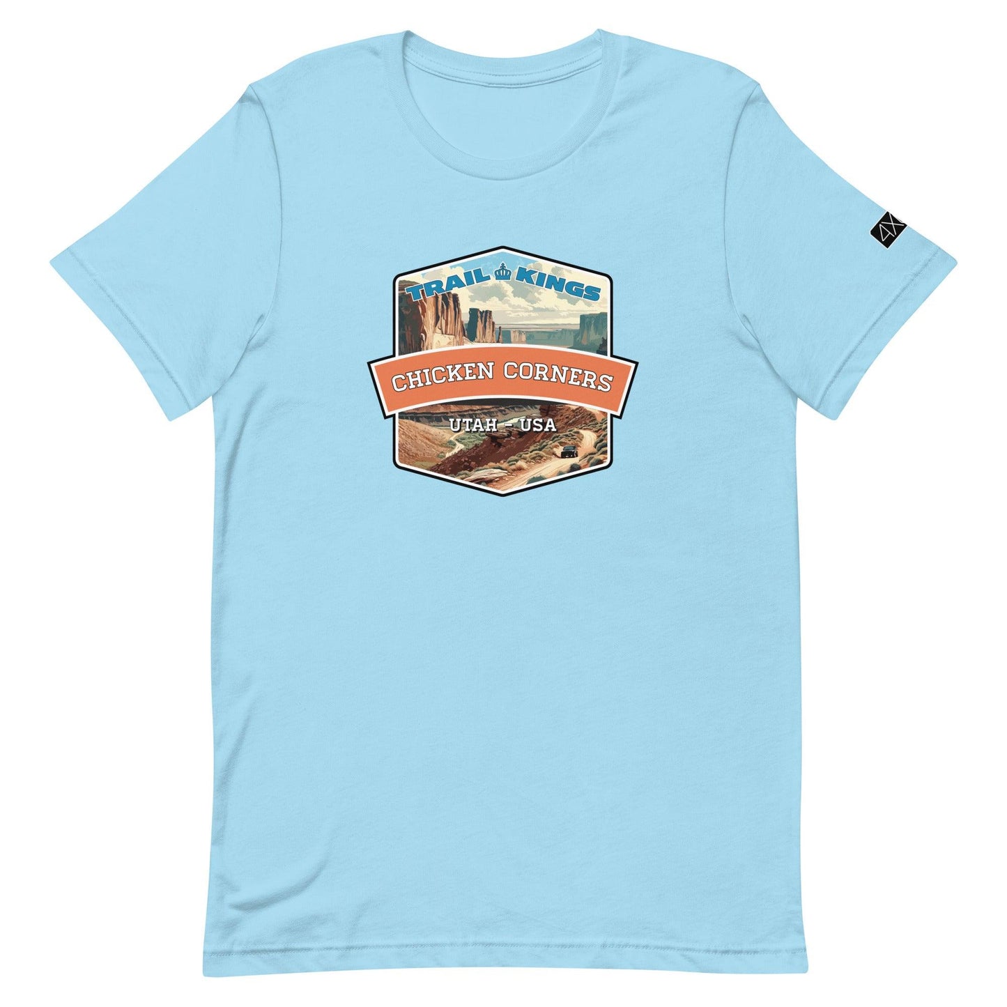 Trail Kings: Chicken Corners - Unisex t-shirt in ocean blue