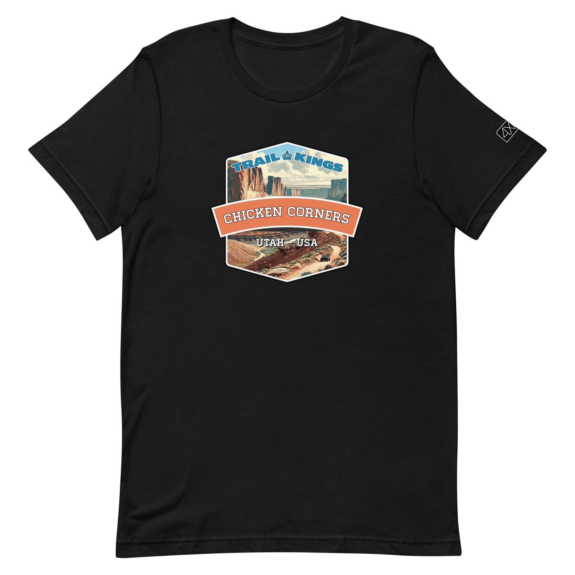 Trail Kings: Chicken Corners - Unisex t-shirt in black