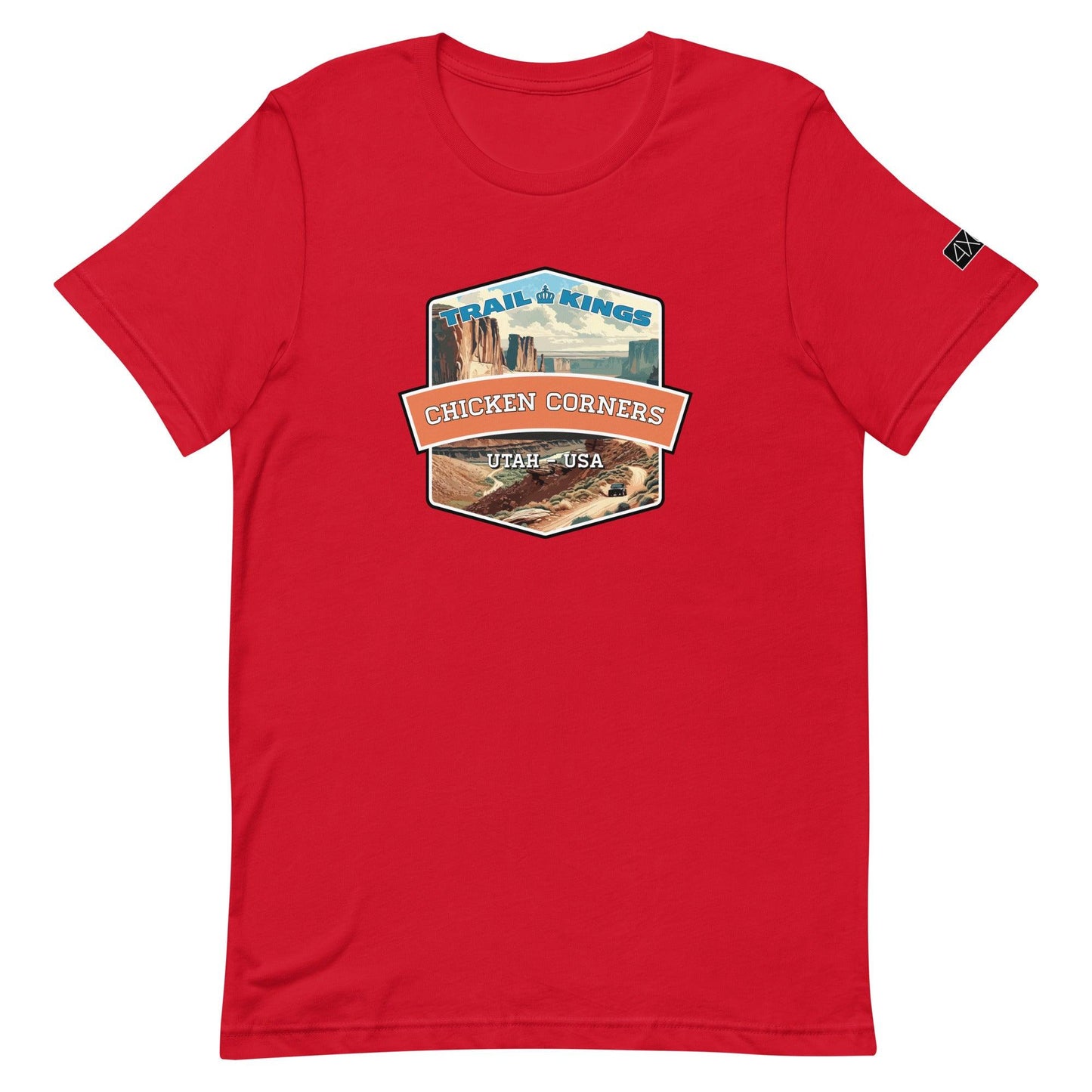 Trail Kings: Chicken Corners - Unisex t-shirt in red