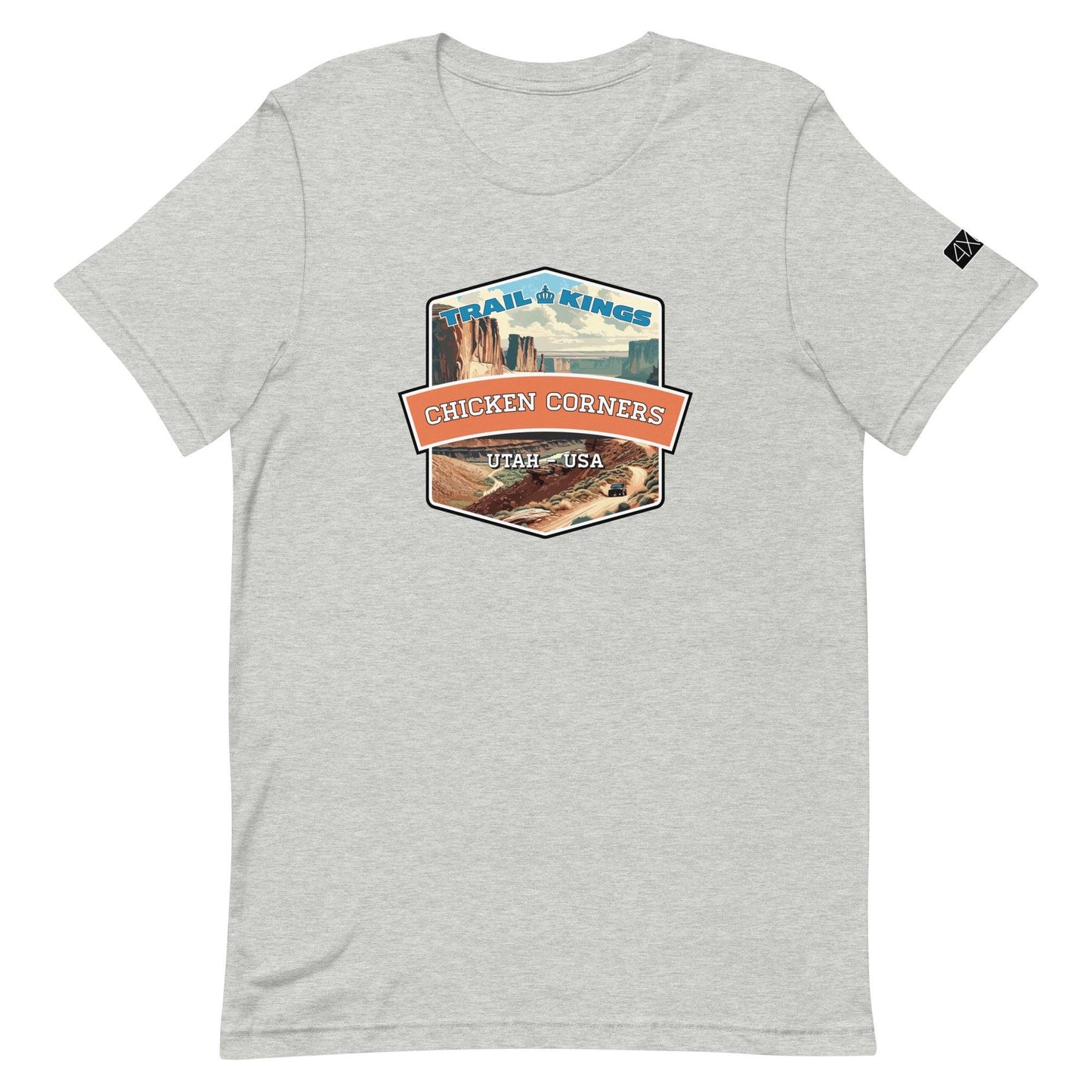 Trail Kings: Chicken Corners - Unisex t-shirt in athletic heather