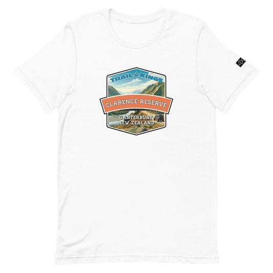 Trail Kings: Clarence Reserve - Unisex t-shirt in white