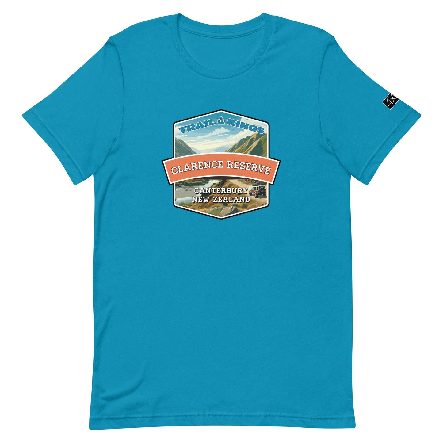 Trail Kings: Clarence Reserve - Unisex t-shirt in aqua