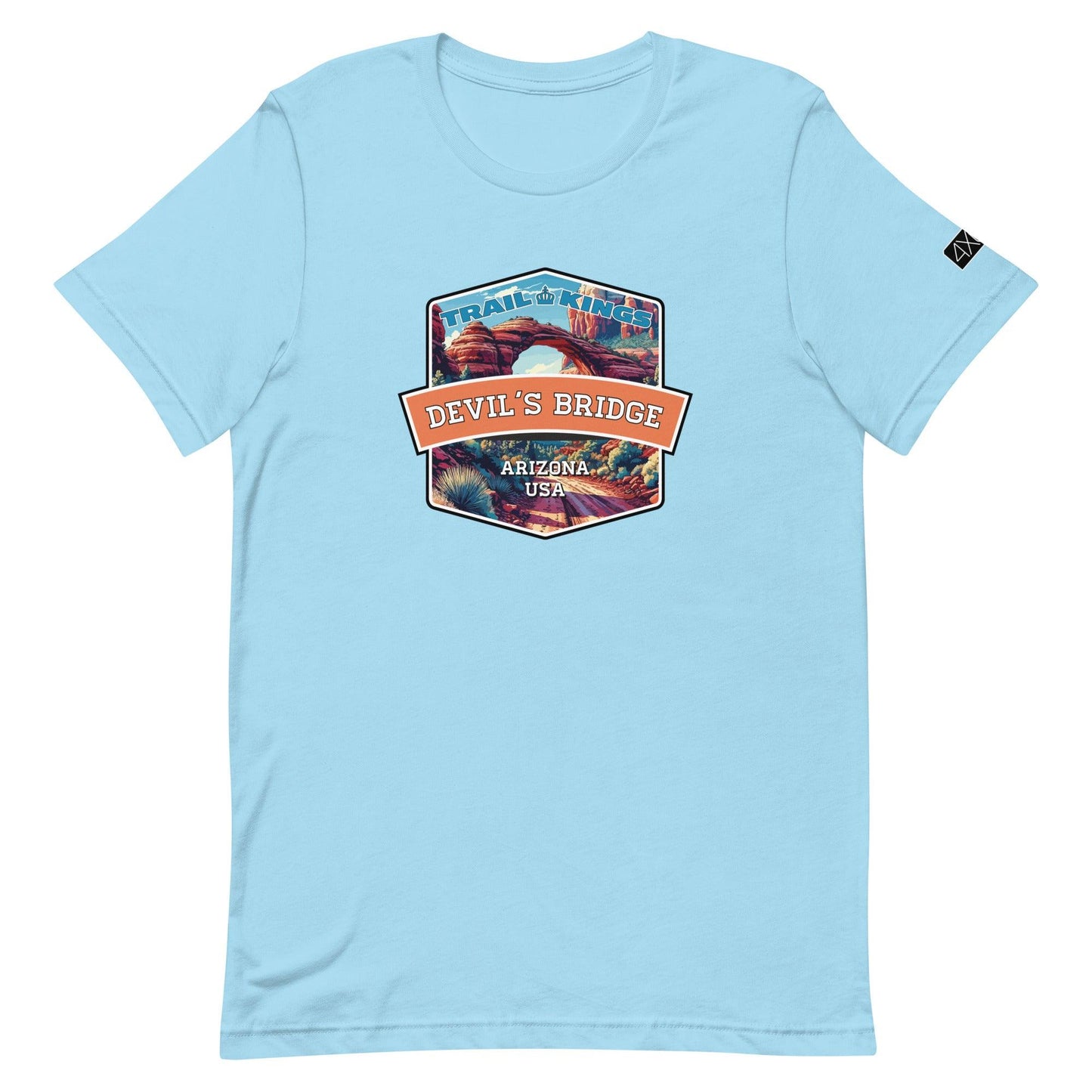 Trail Kings: Devil's Bridge Trail - Unisex t-shirt in ocean blue