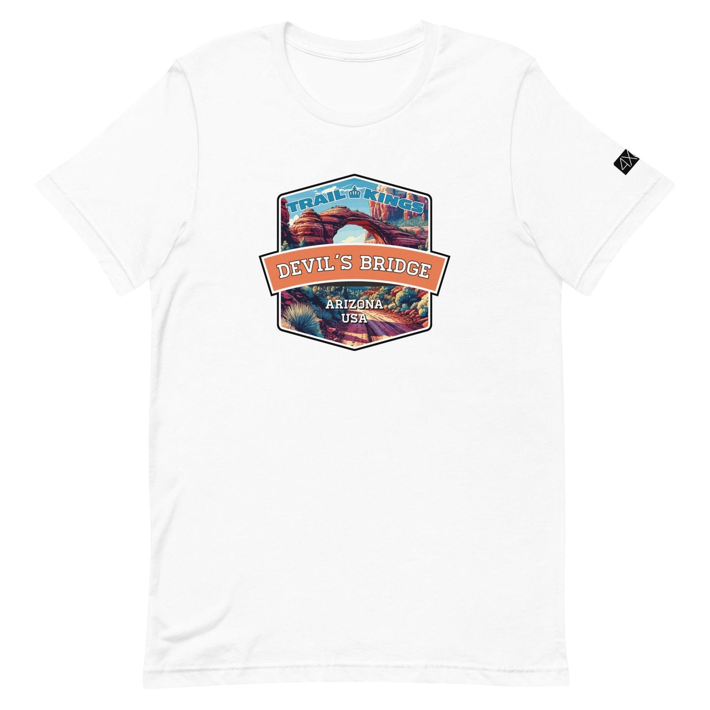 Trail Kings: Devil's Bridge Trail - Unisex t-shirt in white