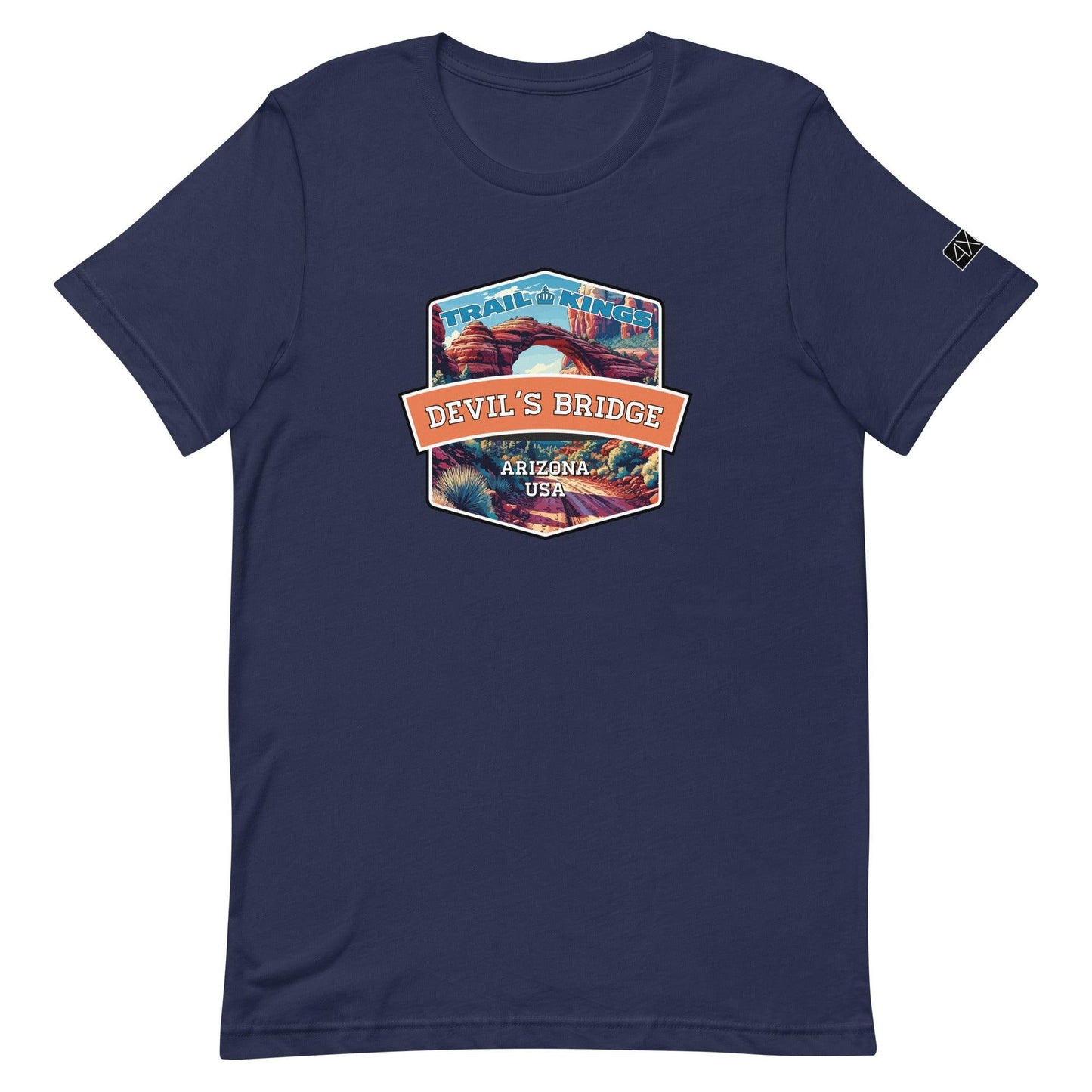 Trail Kings: Devil's Bridge Trail - Unisex t-shirt in navy