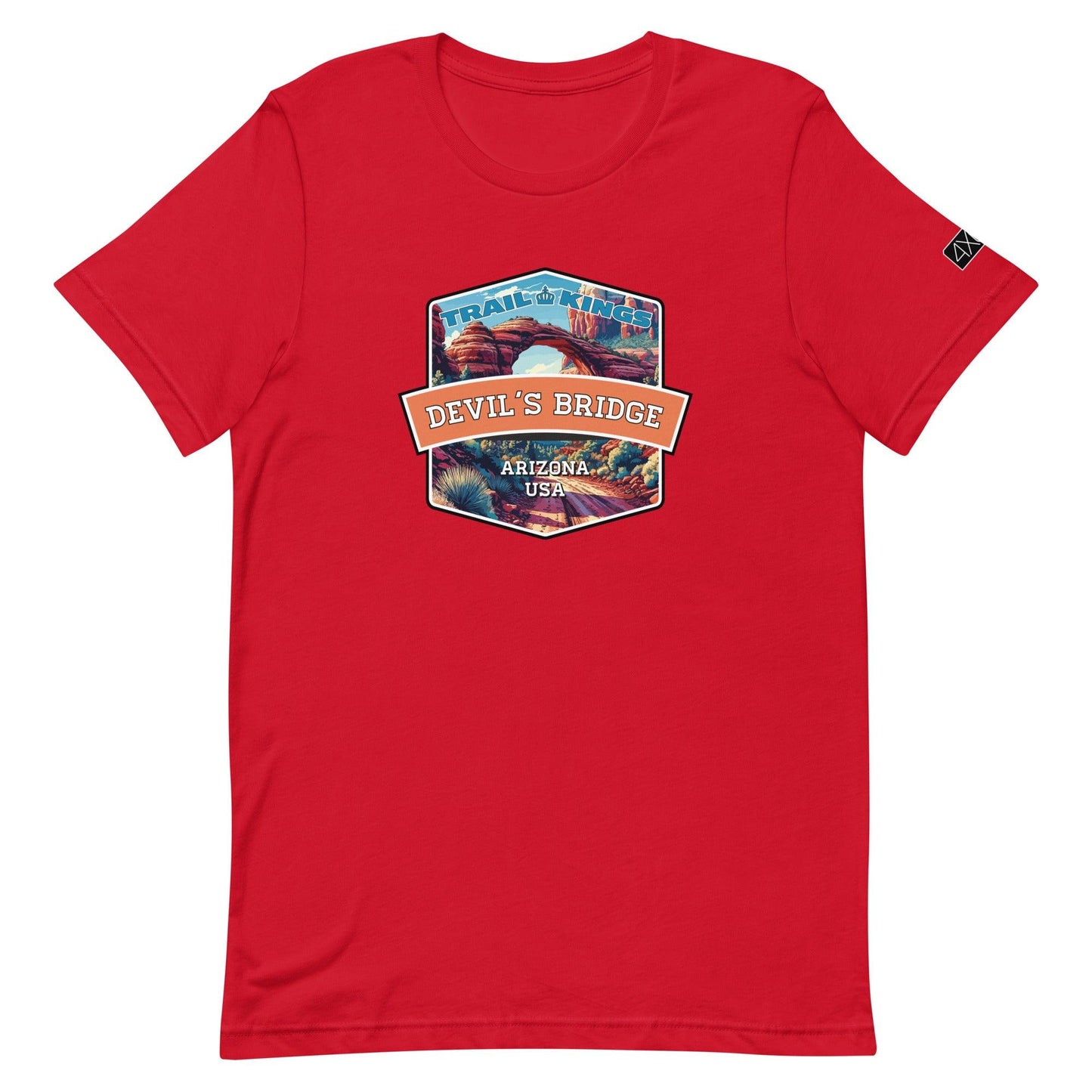 Trail Kings: Devil's Bridge Trail - Unisex t-shirt in red