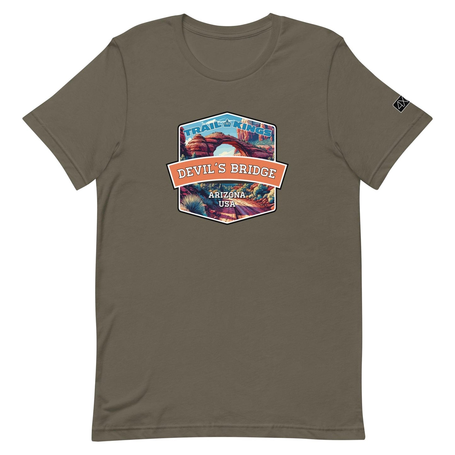 Trail Kings: Devil's Bridge Trail - Unisex t-shirt in army