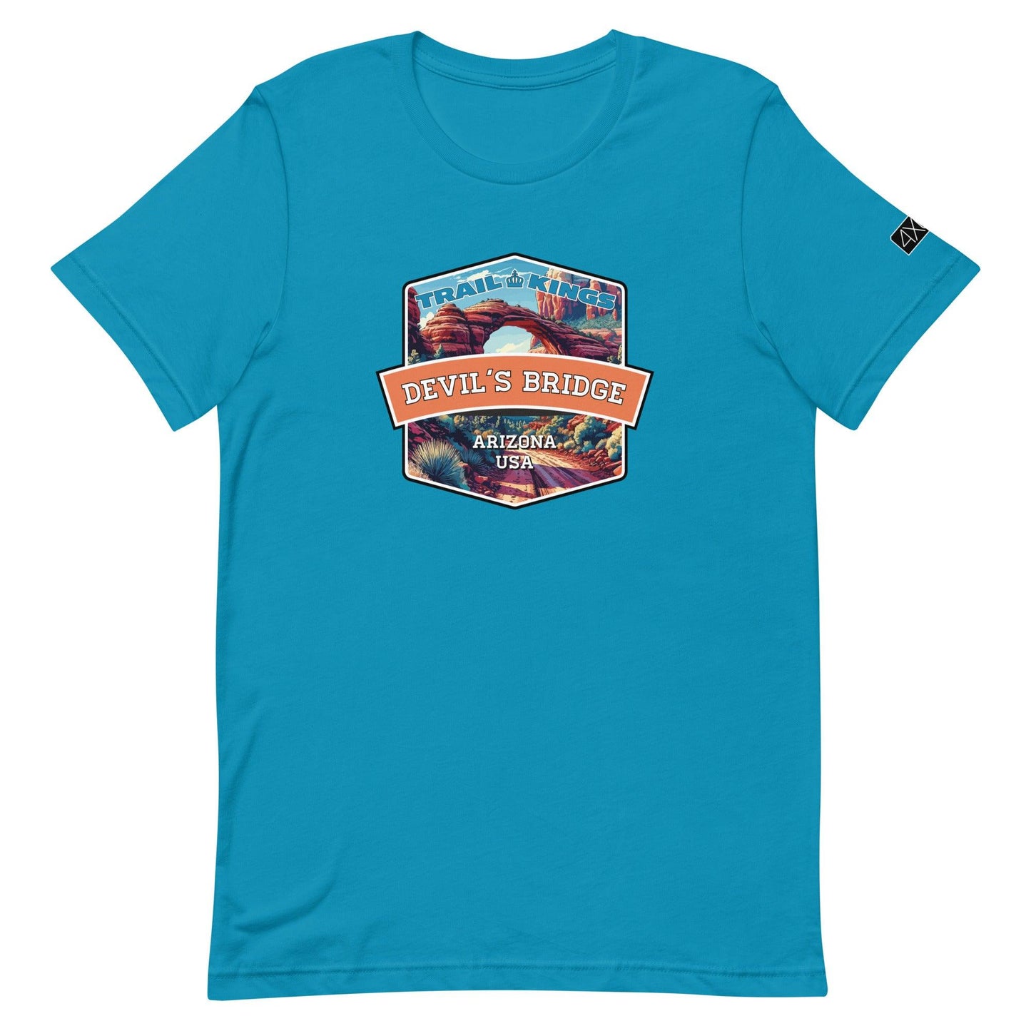 Trail Kings: Devil's Bridge Trail - Unisex t-shirt in aqua