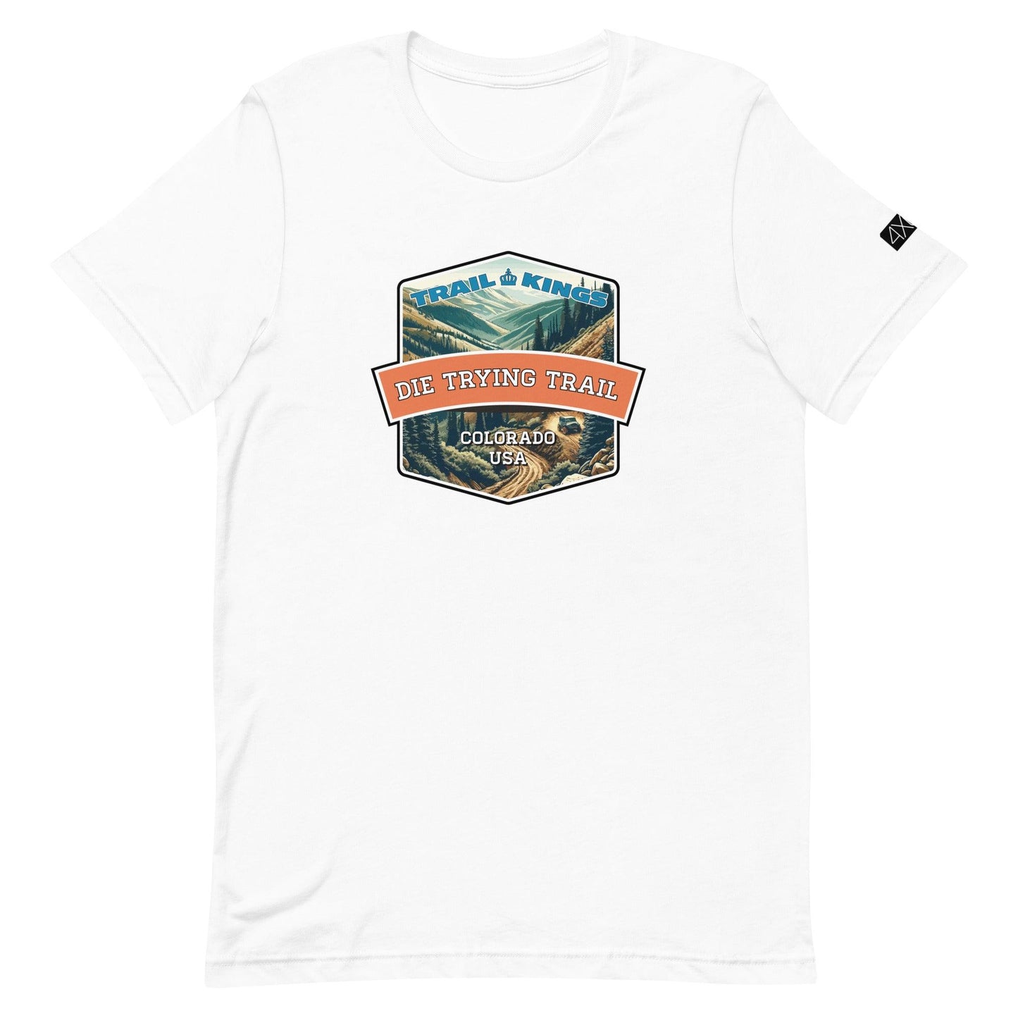 Trail Kings: Die Trying Trail - Unisex t-shirt in white