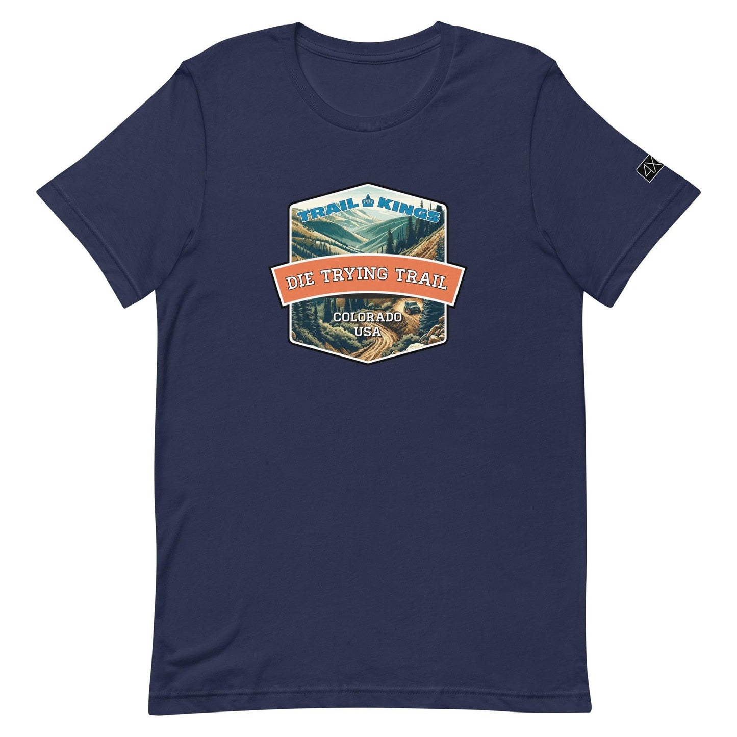 Trail Kings: Die Trying Trail - Unisex t-shirt in navy