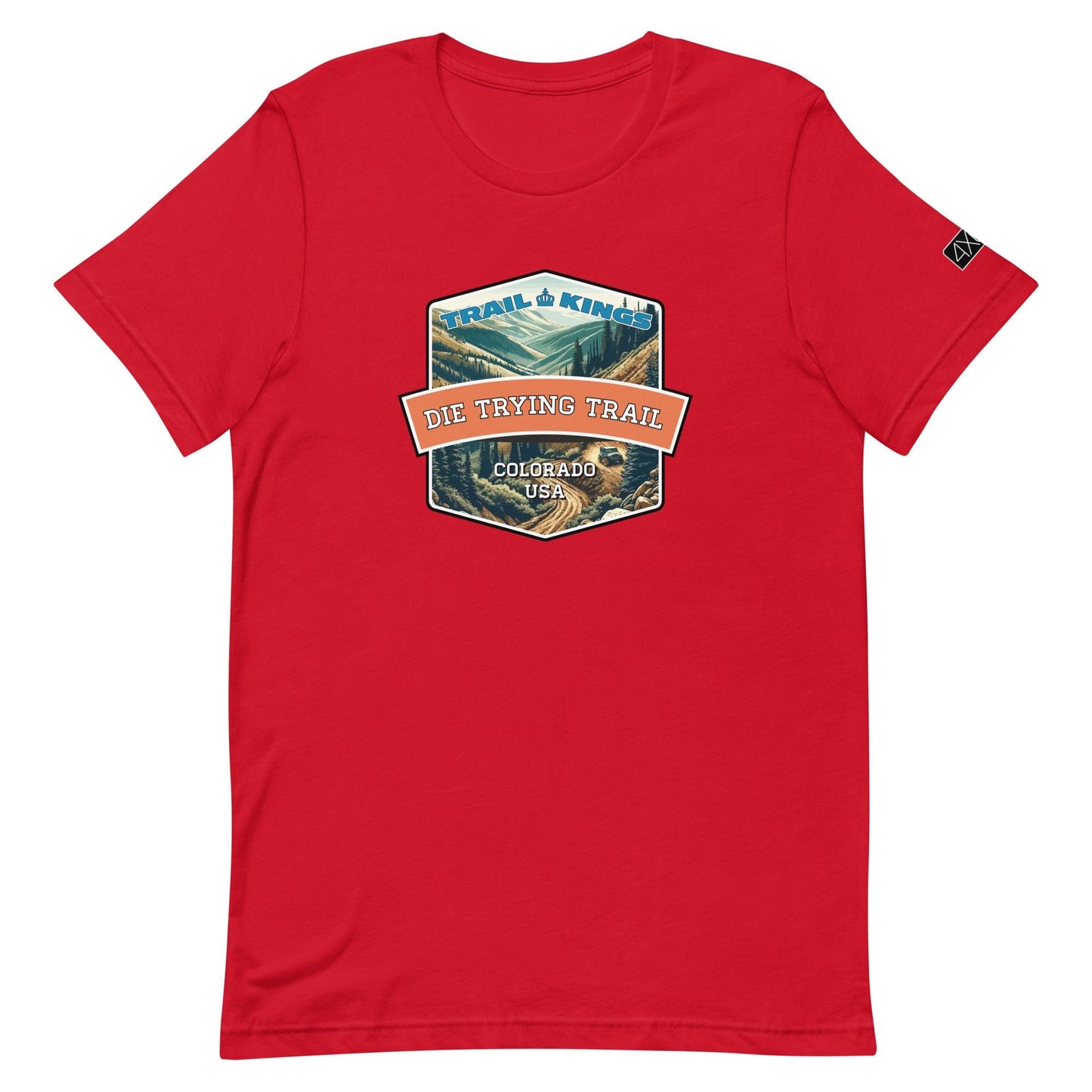 Trail Kings: Die Trying Trail - Unisex t-shirt in red