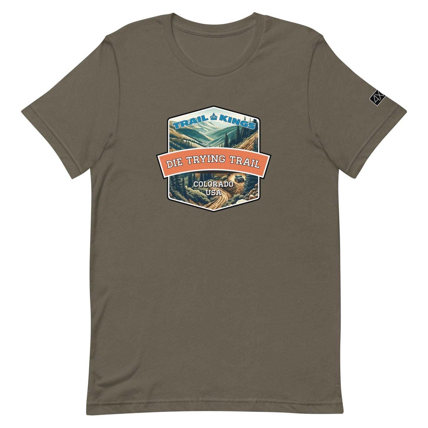 Trail Kings: Die Trying Trail - Unisex t-shirt in army