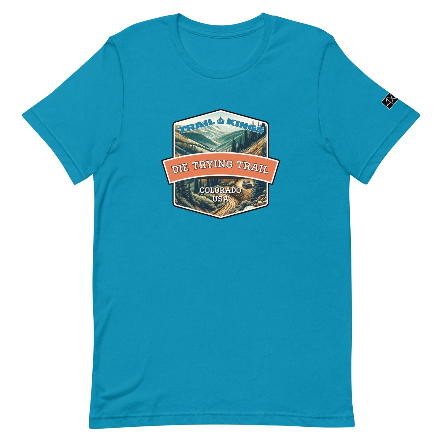 Trail Kings: Die Trying Trail - Unisex t-shirt in aqua