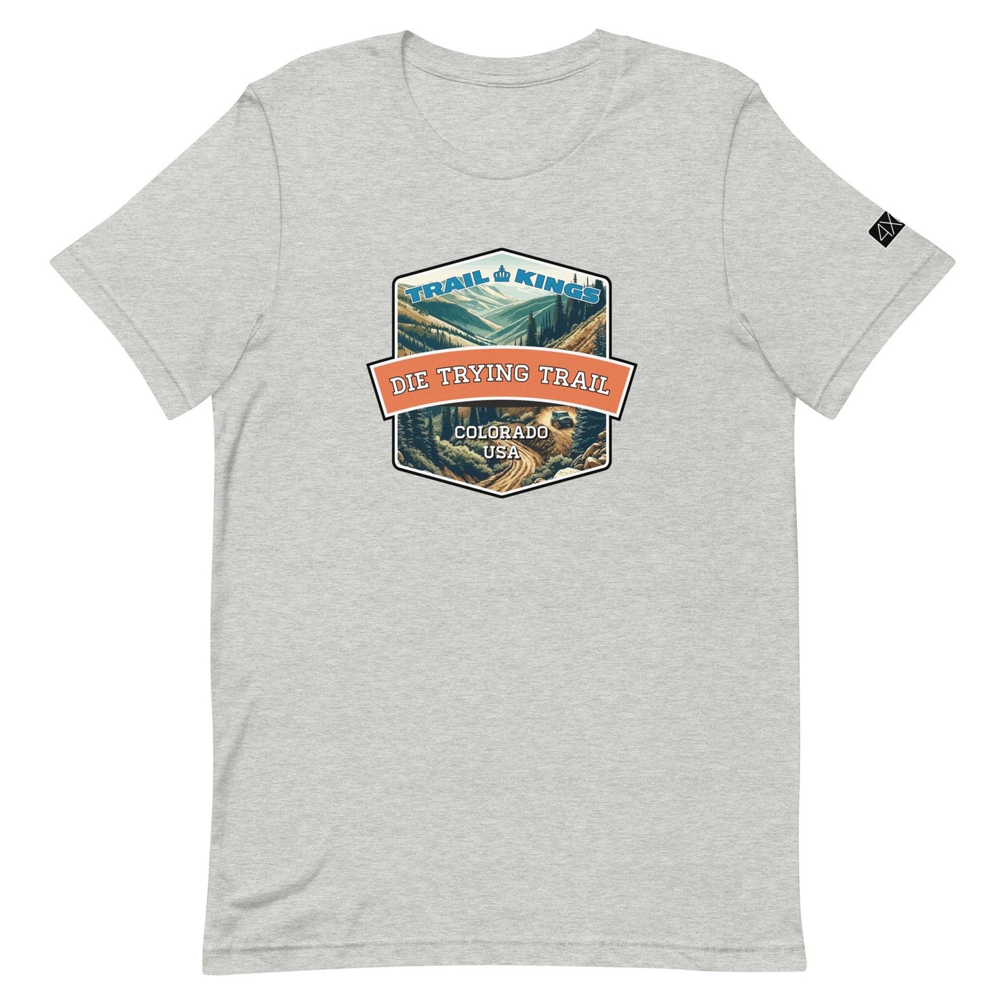 Trail Kings: Die Trying Trail - Unisex t-shirt in athletic heather