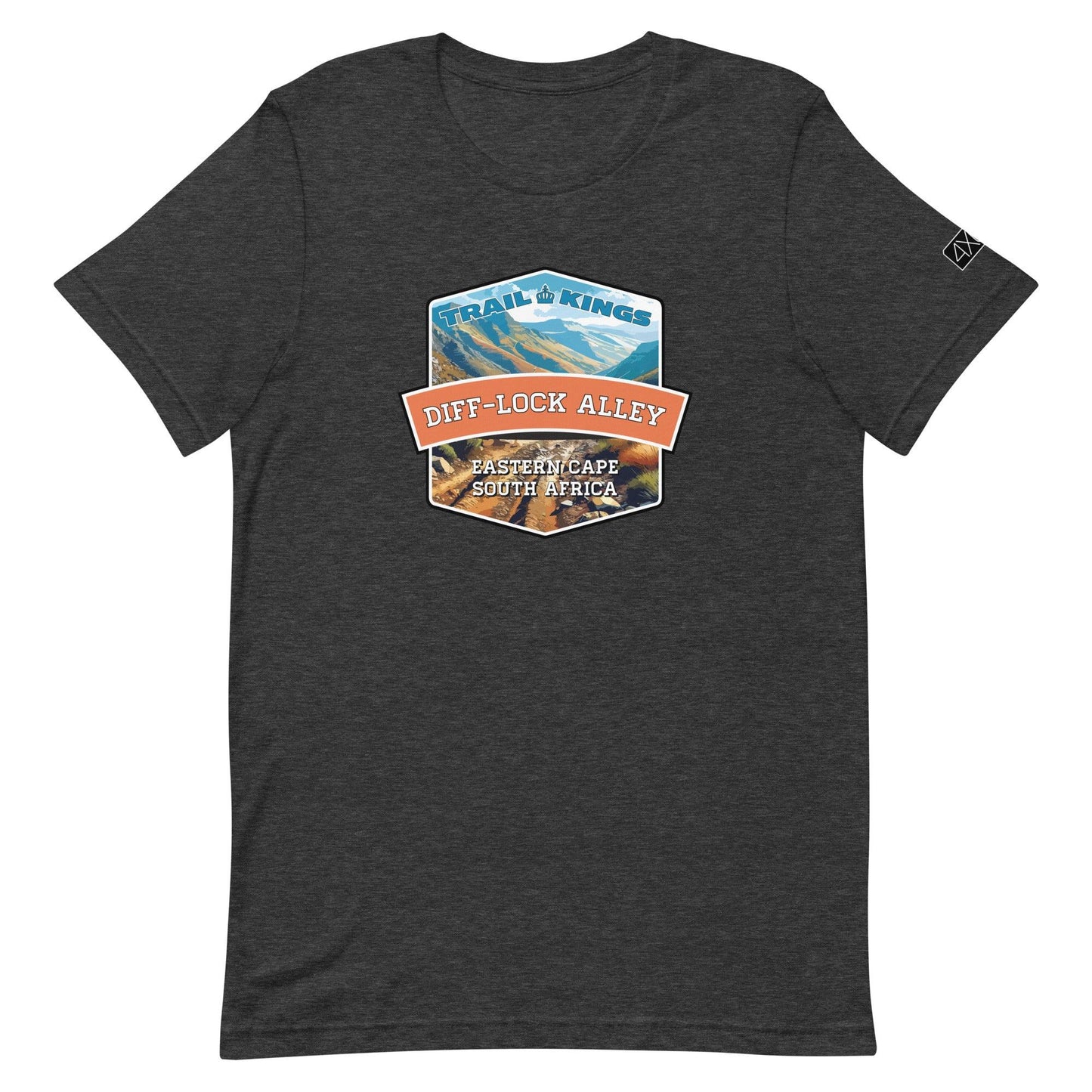 Trail Kings: Diff-lock Alley - Unisex t-shirt in dark grey heather