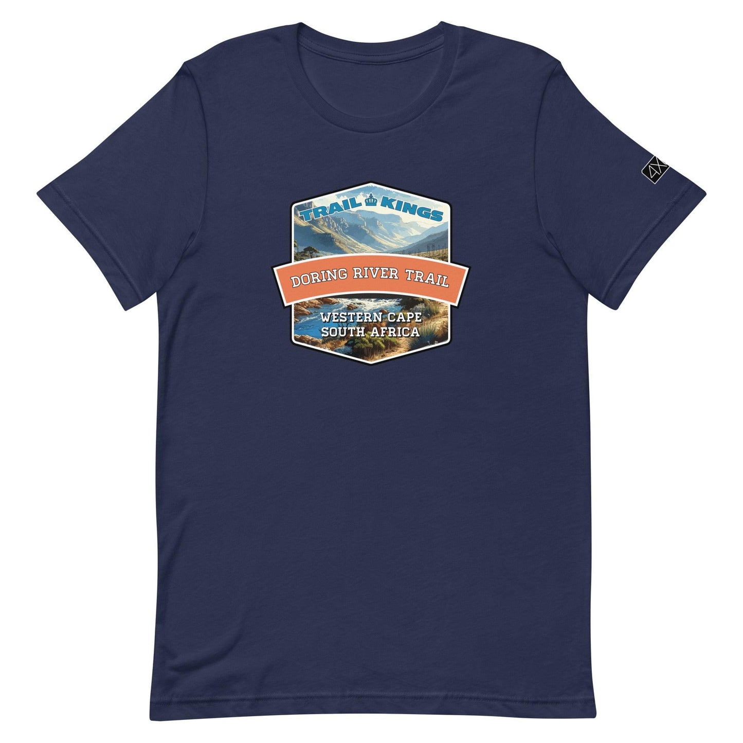 Trail Kings: Doring River Trail - Unisex t-shirt in navy