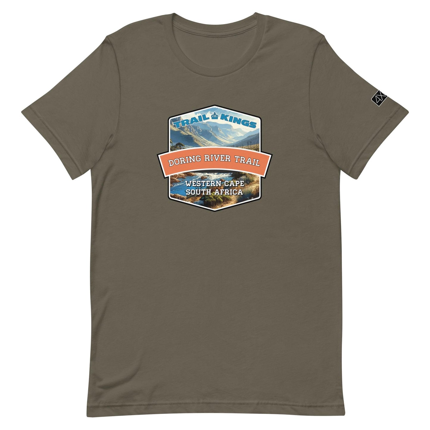 Trail Kings: Doring River Trail - Unisex t-shirt in army