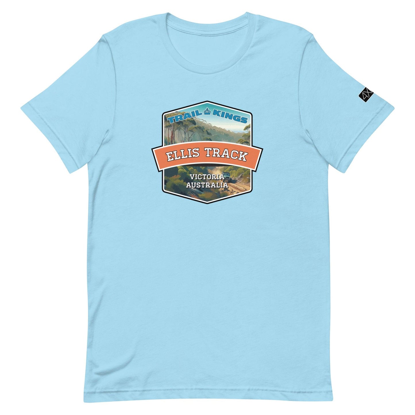 Trail Kings: Ellis Track - Unisex t-shirt in ocean blue