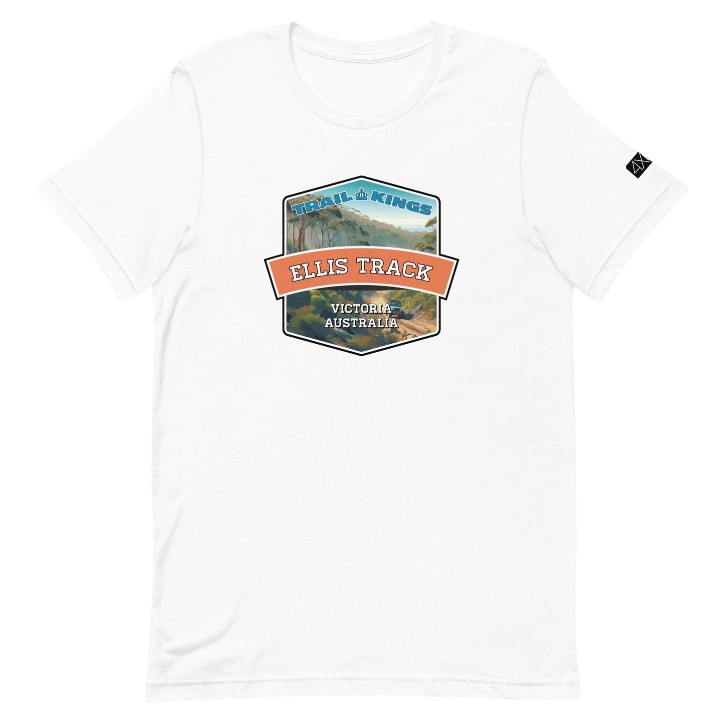 Trail Kings: Ellis Track - Unisex t-shirt in white