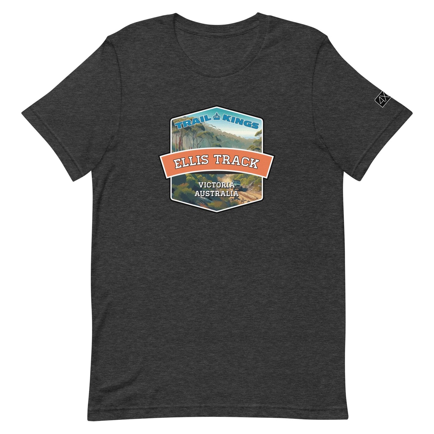 Trail Kings: Ellis Track - Unisex t-shirt in dark grey heather