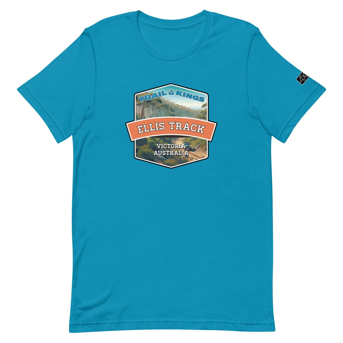 Trail Kings: Ellis Track - Unisex t-shirt in aqua