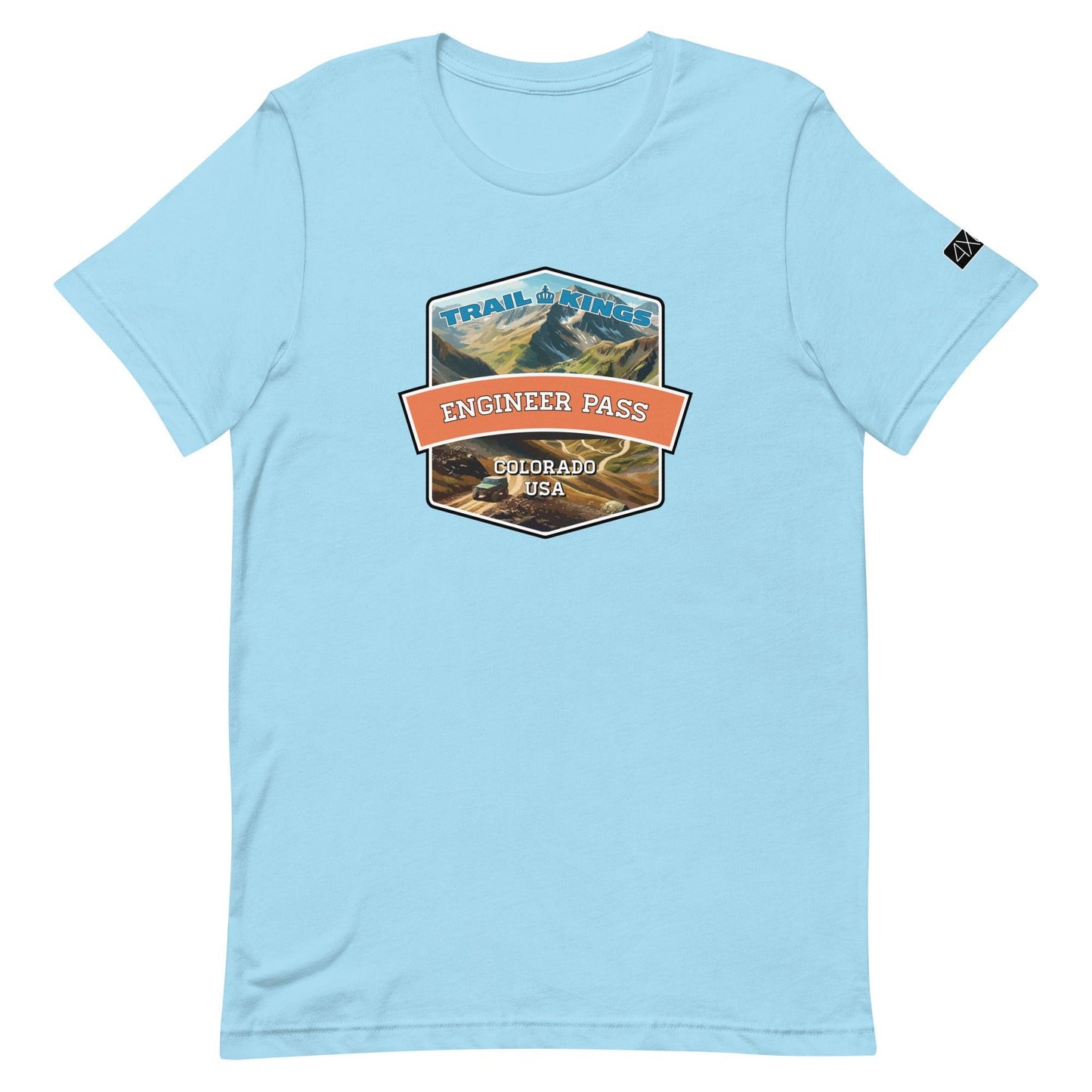 Trail Kings: Engineer Pass - Unisex t-shirt in ocean blue