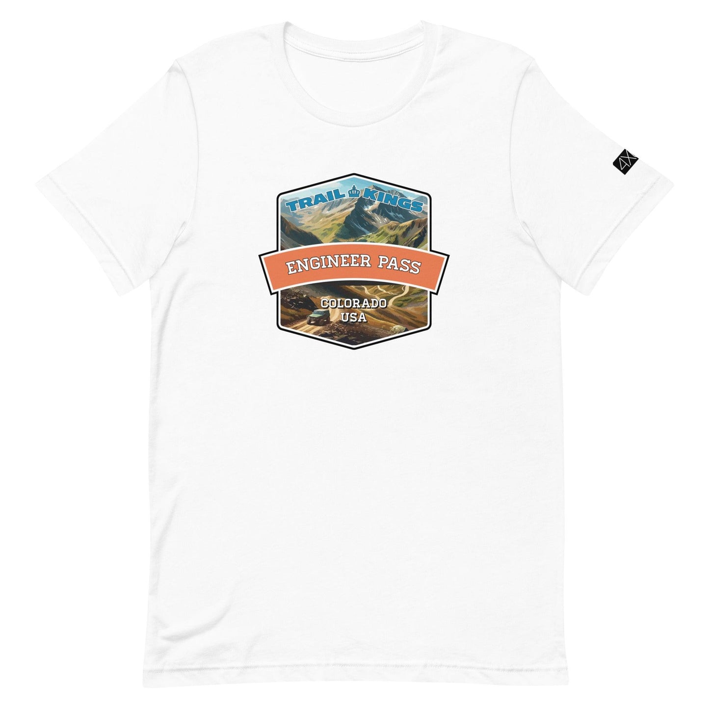 Trail Kings: Engineer Pass - Unisex t-shirt in white