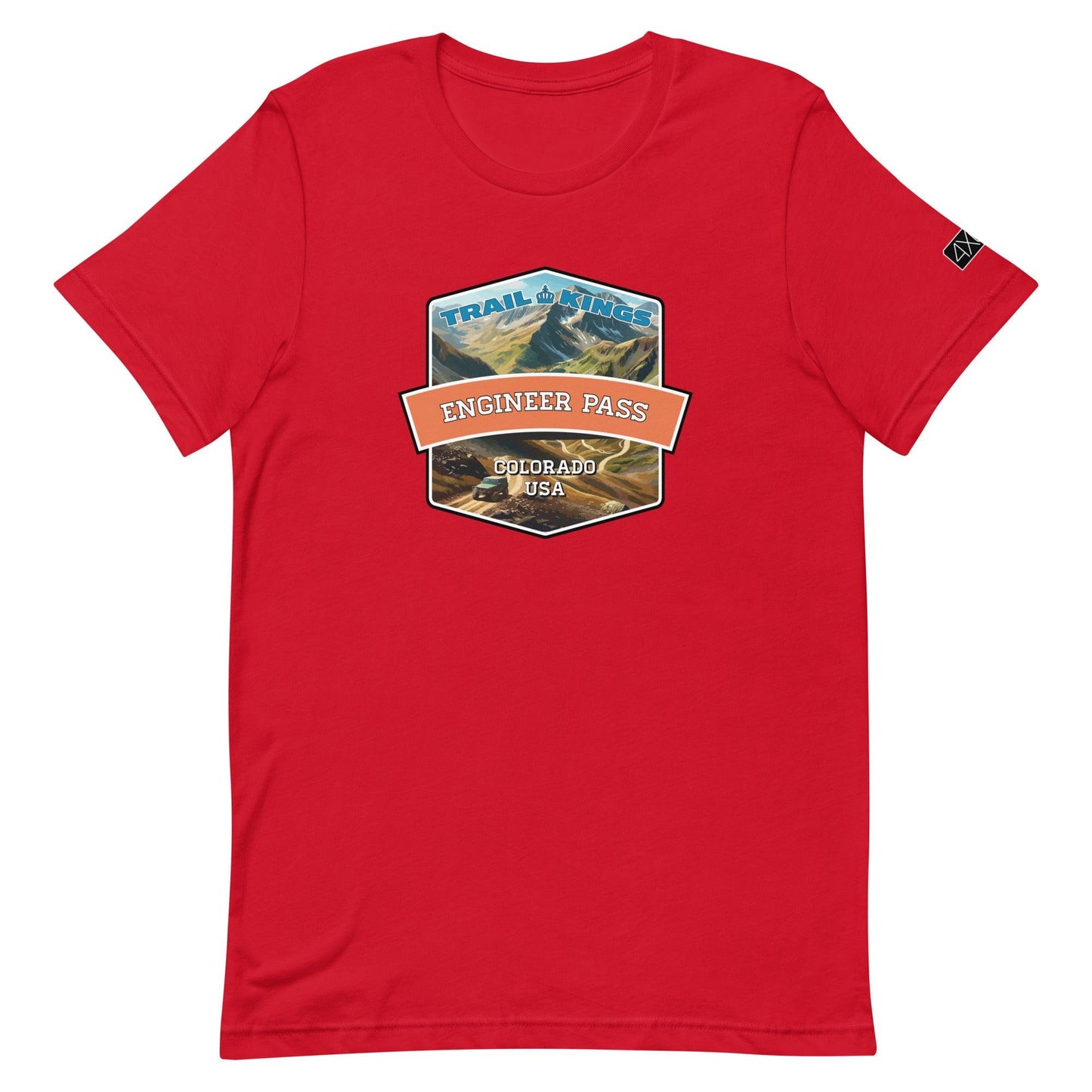 Trail Kings: Engineer Pass - Unisex t-shirt in red