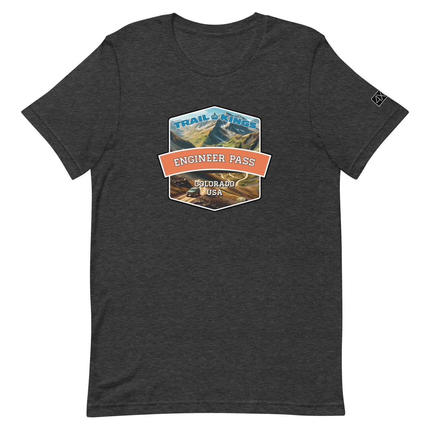 Trail Kings: Engineer Pass - Unisex t-shirt in dark grey heather