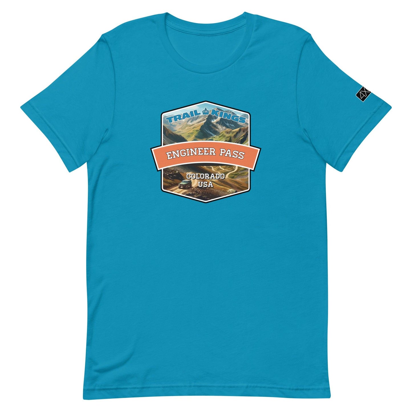 Trail Kings: Engineer Pass - Unisex t-shirt in aqua