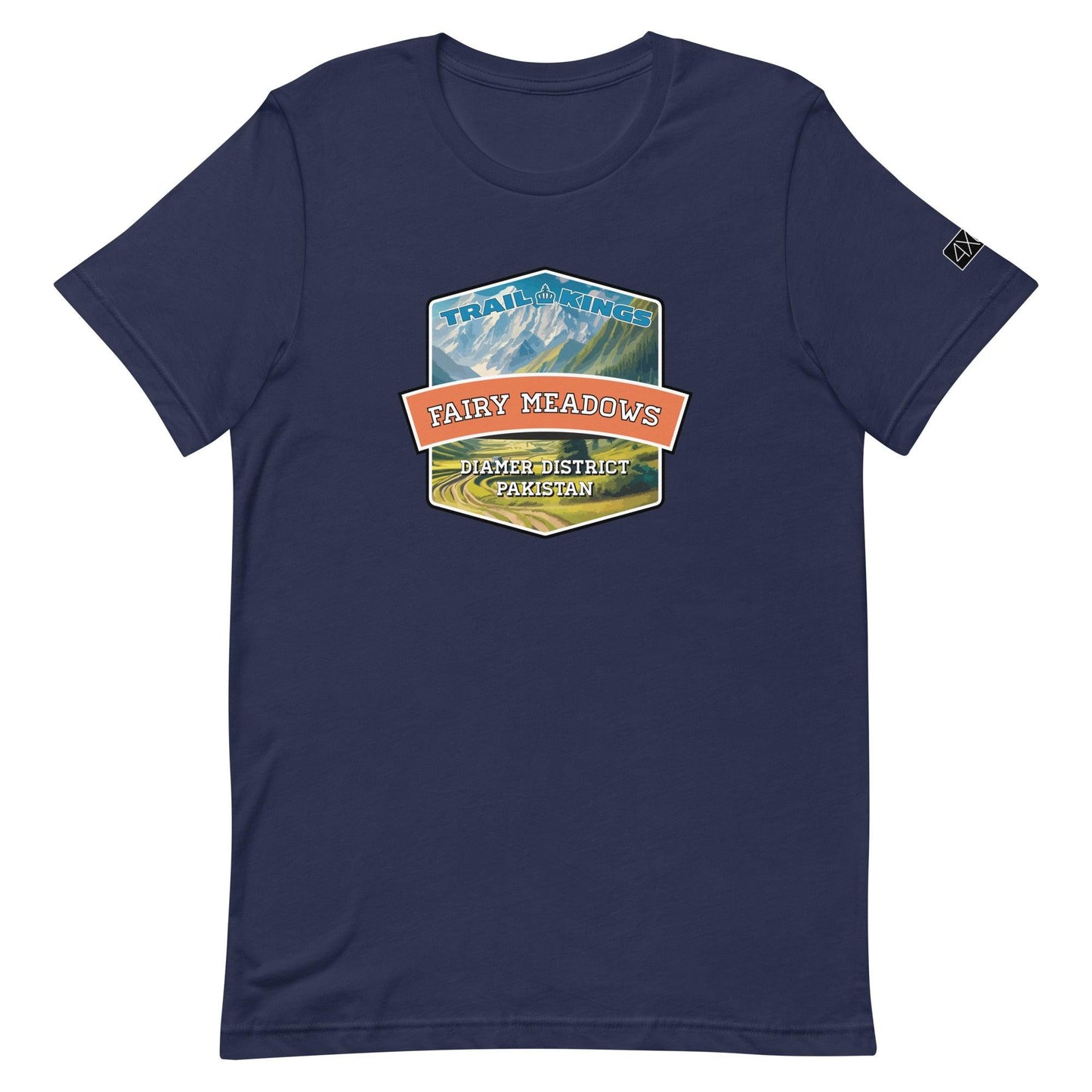 Trail Kings: Fairy Meadows - Unisex t-shirt in navy