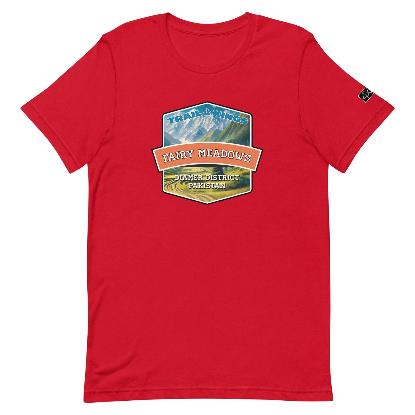 Trail Kings: Fairy Meadows - Unisex t-shirt in red