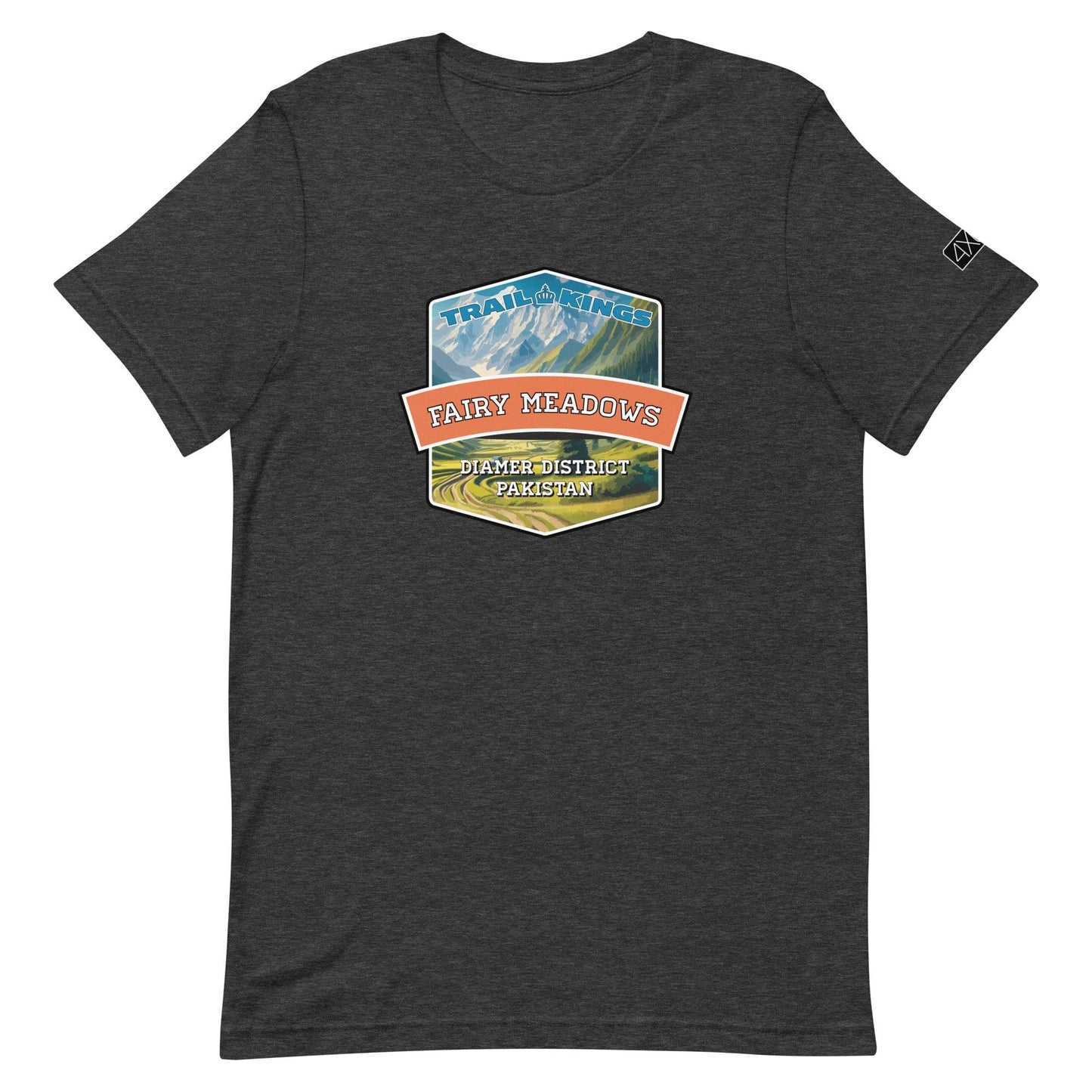 Trail Kings: Fairy Meadows - Unisex t-shirt in dark grey heather