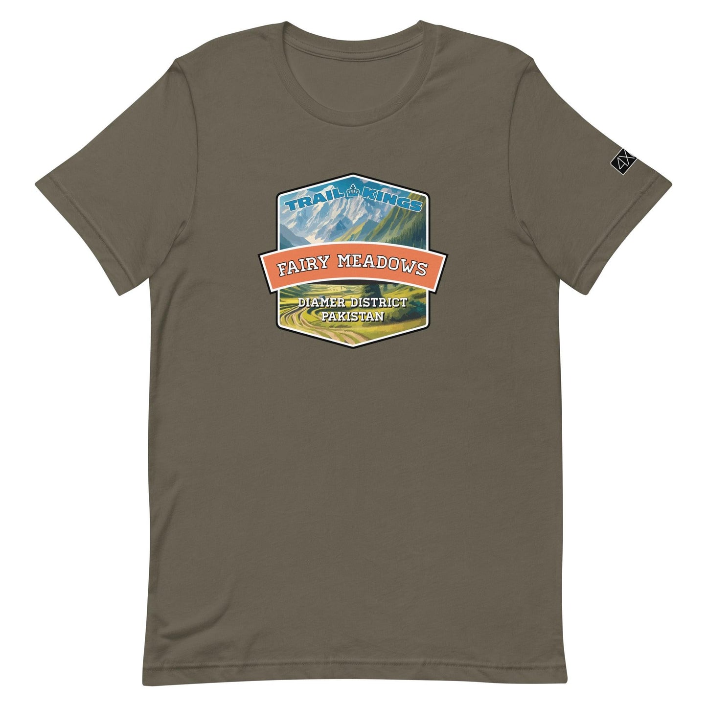 Trail Kings: Fairy Meadows - Unisex t-shirt in army