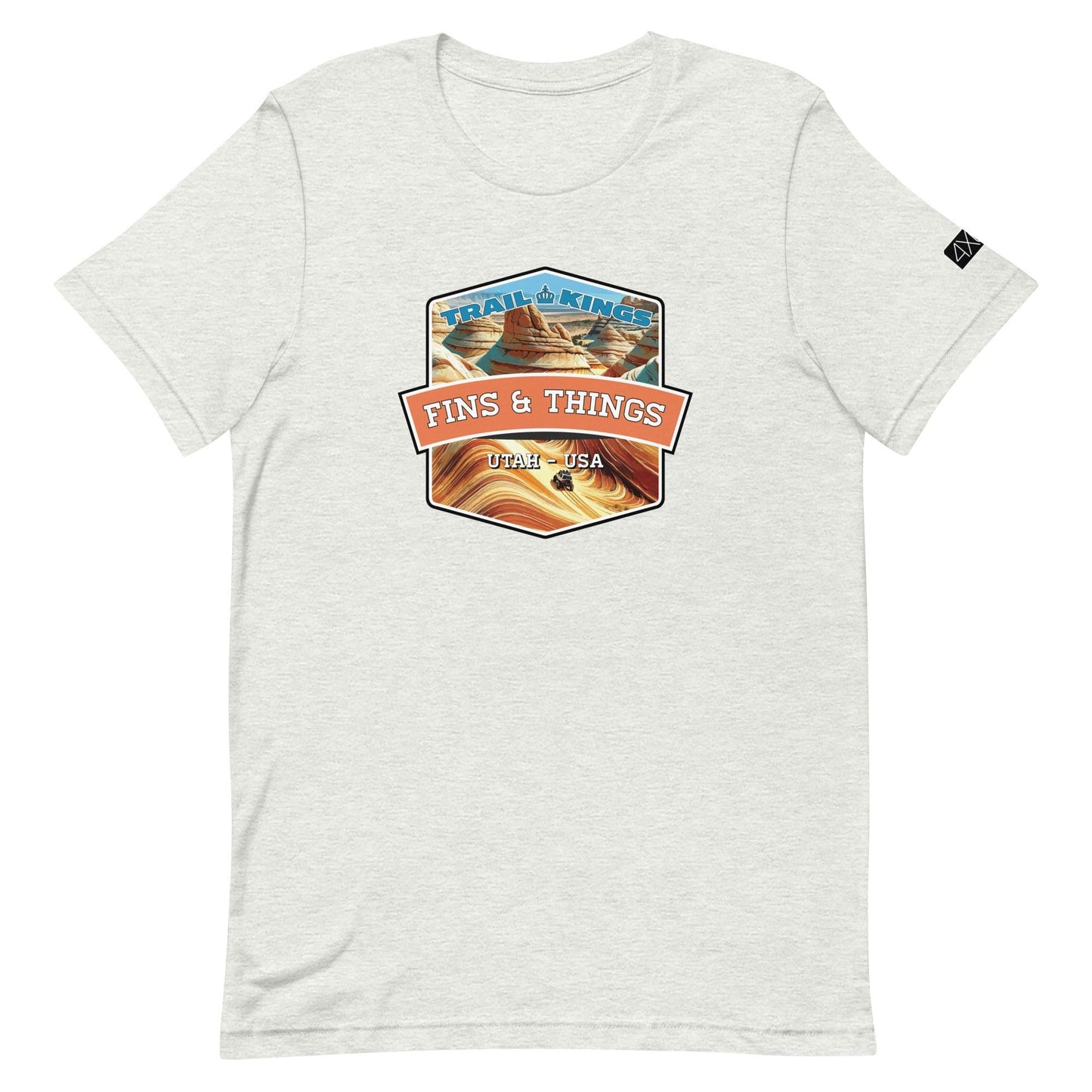 Trail Kings: Fins & Things - Unisex t-shirt in ash