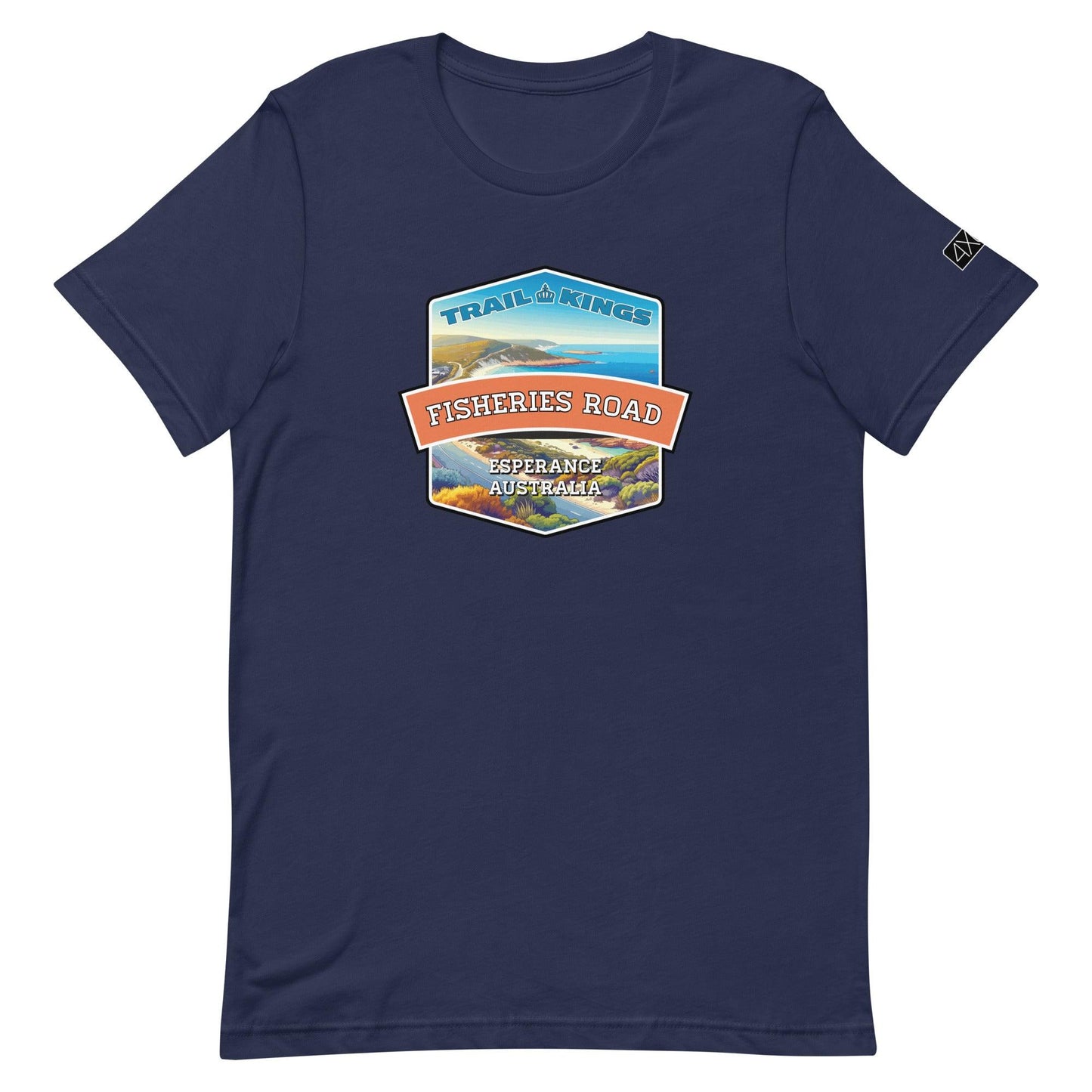 Trail Kings: Fisheries Road - Unisex t-shirt in navy