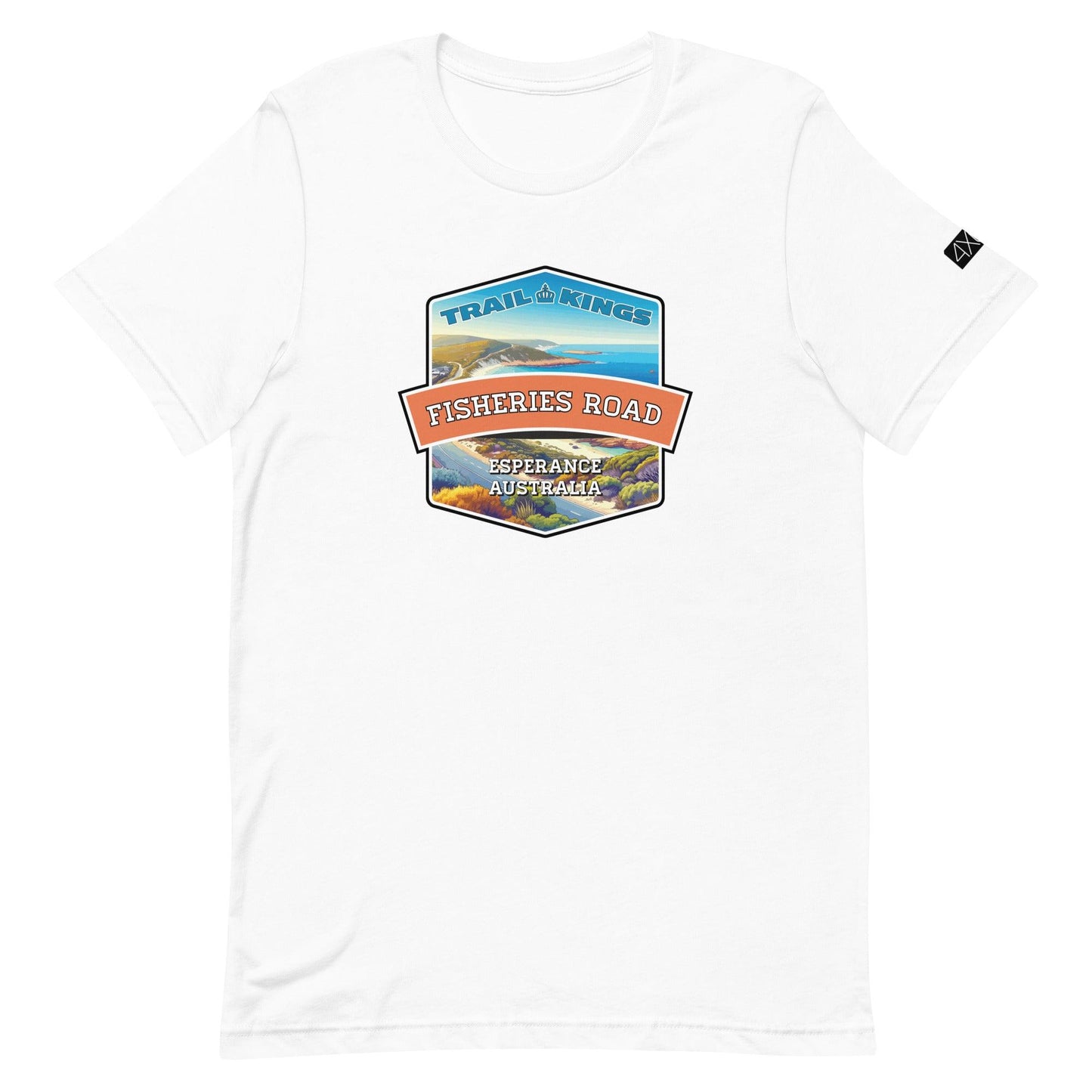 Trail Kings: Fisheries Road - Unisex t-shirt in white