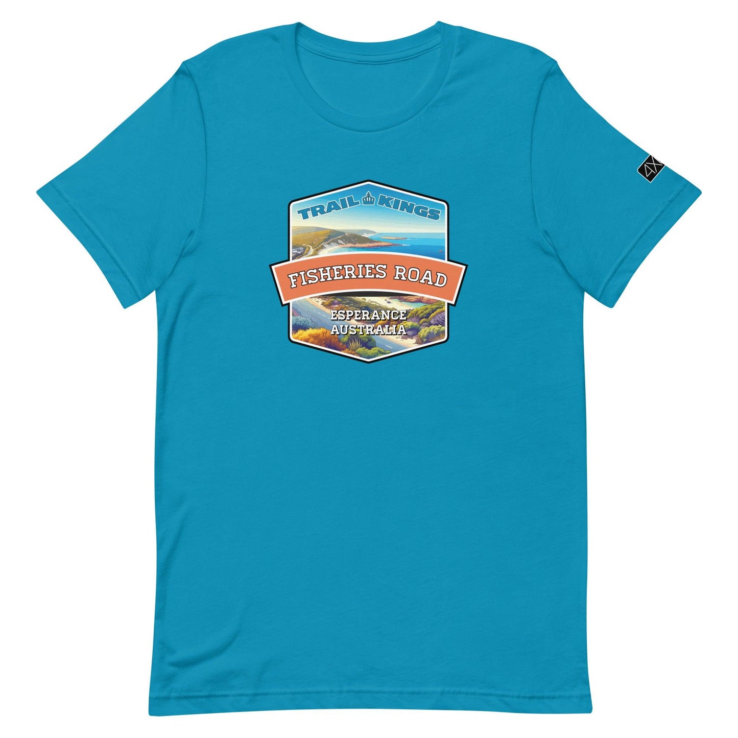 Trail Kings: Fisheries Road - Unisex t-shirt in aqua