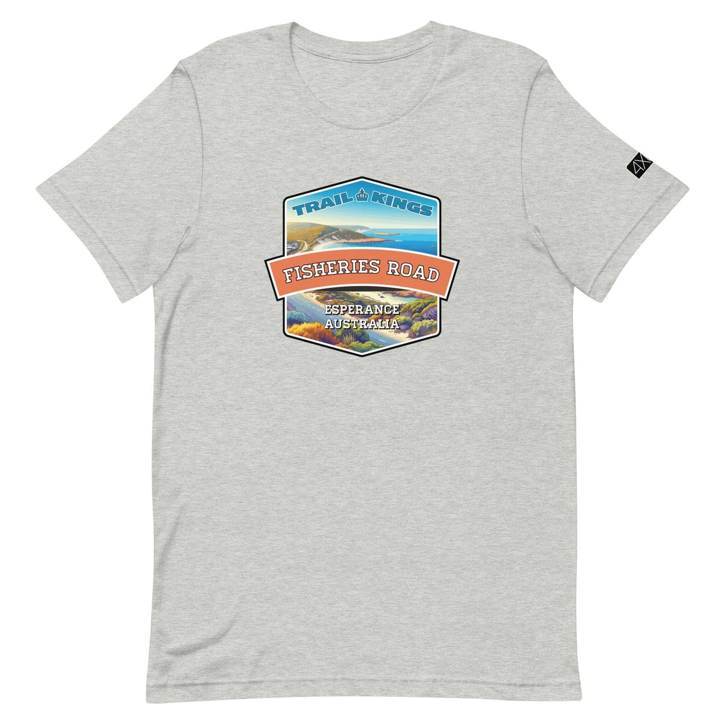 Trail Kings: Fisheries Road - Unisex t-shirt in athletic heather